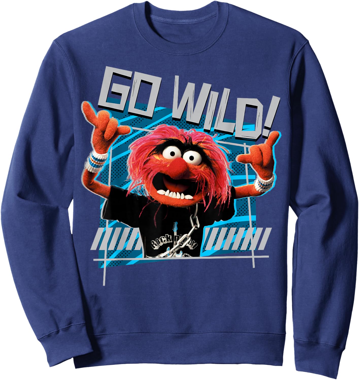 Disney The Muppets Animal Go Wild Small Sweatshirt - Sweatshirt | Navy