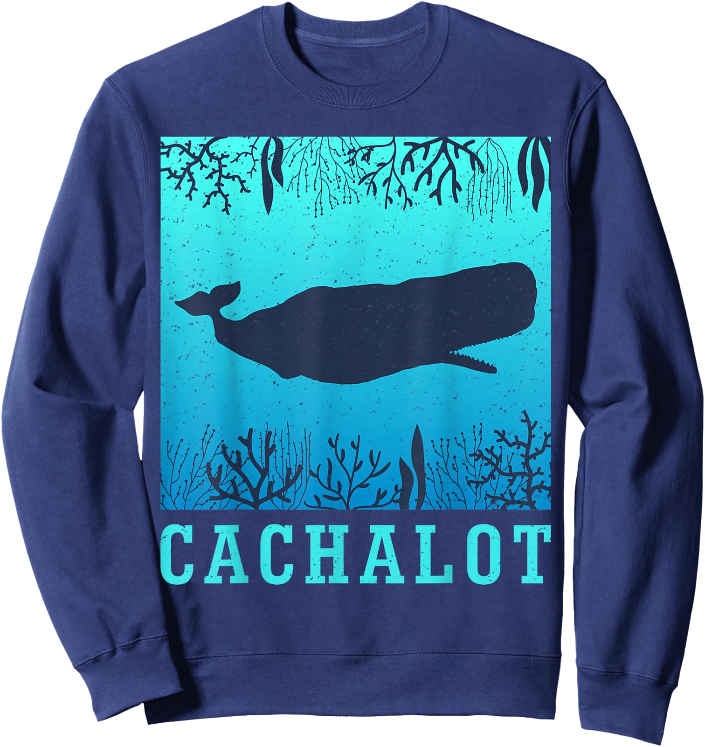Whale Whales Biologist Aquarian Aquarium , Black, S Sweatshirt - Sweatshirt | Navy