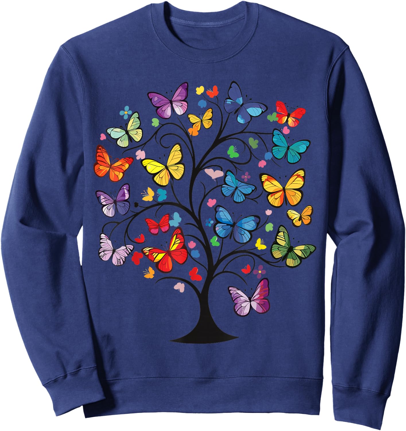 Butterfly tree Sweatshirt - Sweatshirt | Navy