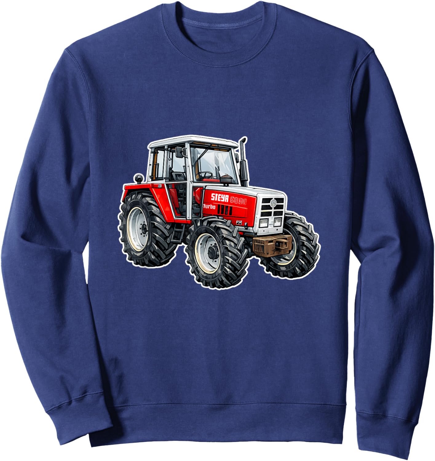 Steyr Austria Laster Landwirtschaft Trecker 8090 Traktor Sweatshirt - Sweatshirt | Navy