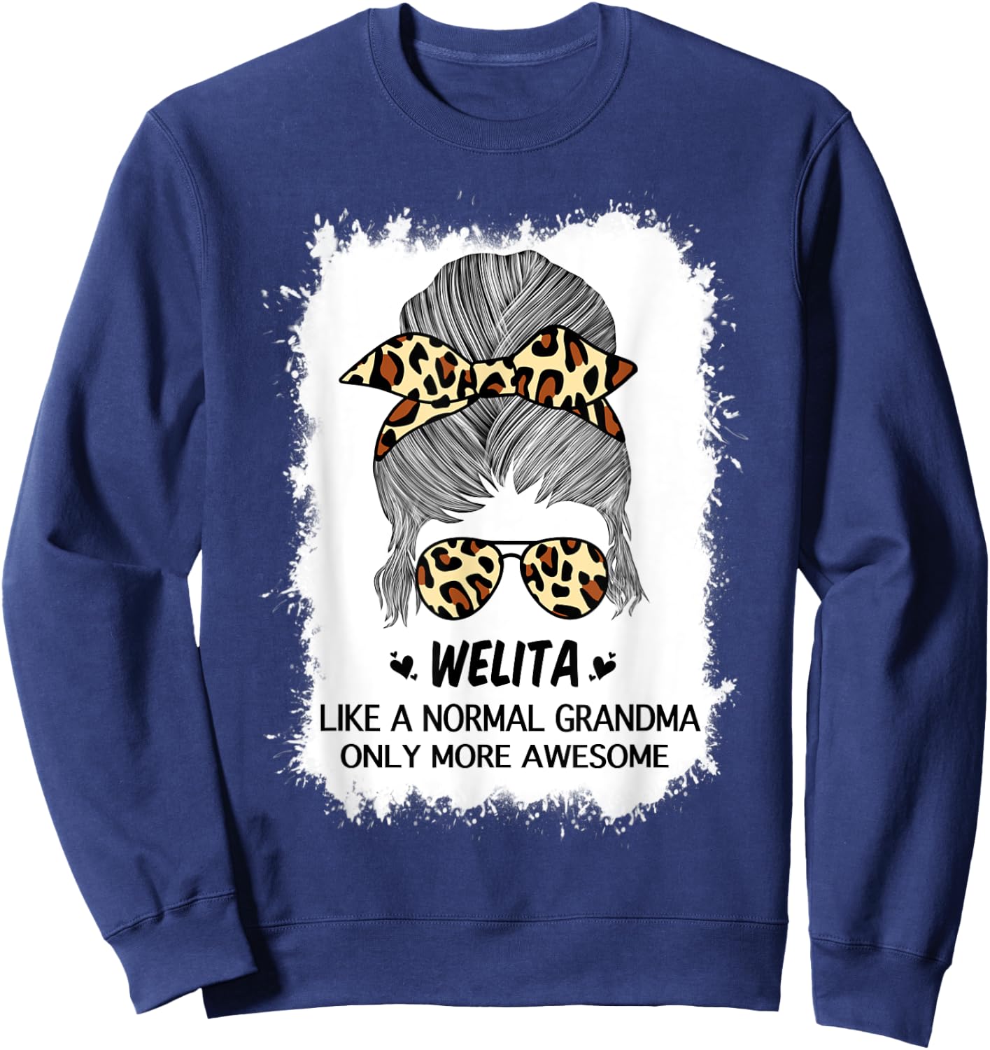 Welita Like A Normal Grandma Only More Awesome Mothers Day Sweatshirt - Sweatshirt | Navy