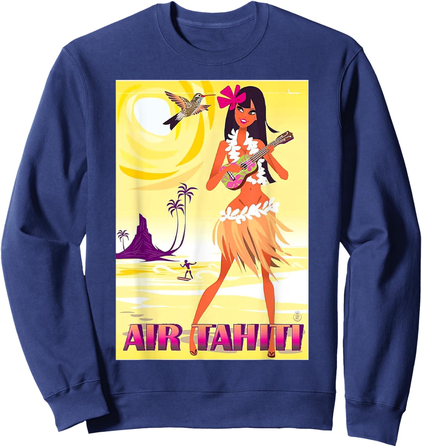 Air Tahiti Sweatshirt - Sweatshirt | Navy