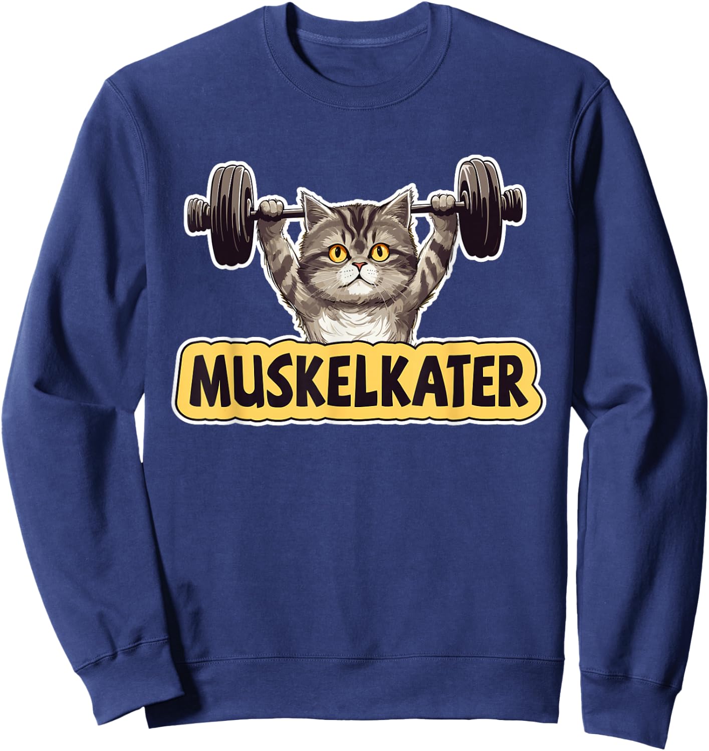 Fitness Fitnesstrainer Muskelkater Bodybuilder Fitnessstudio Sweatshirt - Sweatshirt | Navy