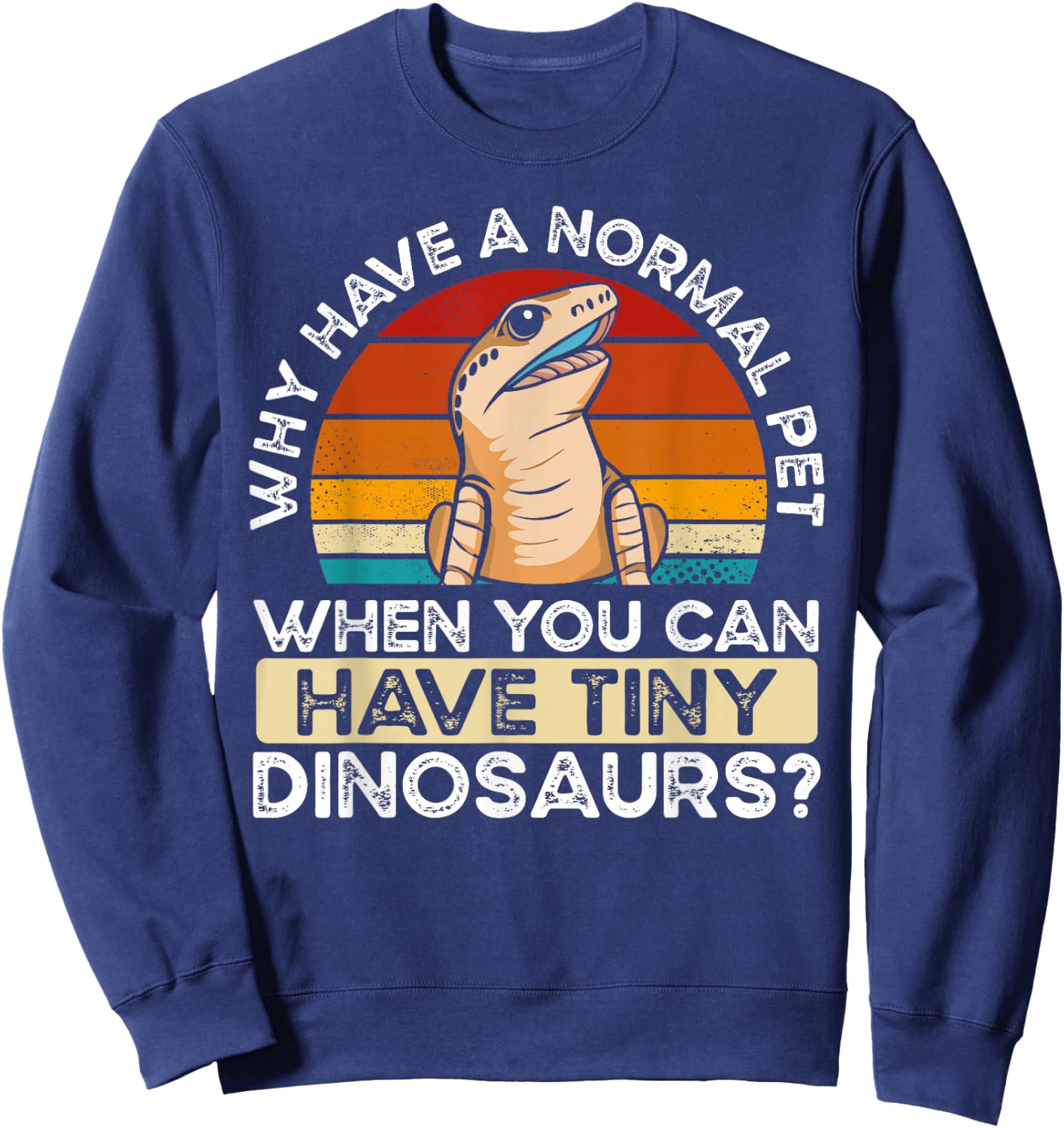 Blue Tongued Lizard Herpetology Enthusiast Design Sweatshirt - Sweatshirt | Navy