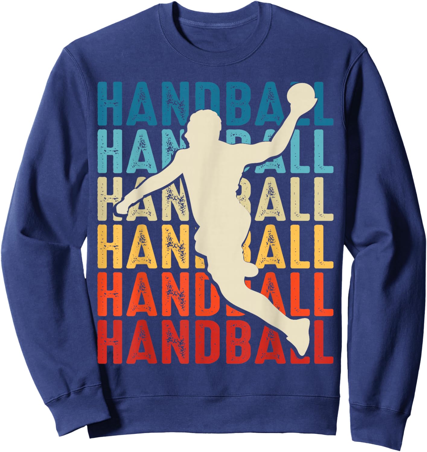 Handball Player Handball France Child Boy Funny Sweatshirt - Sweatshirt | Navy