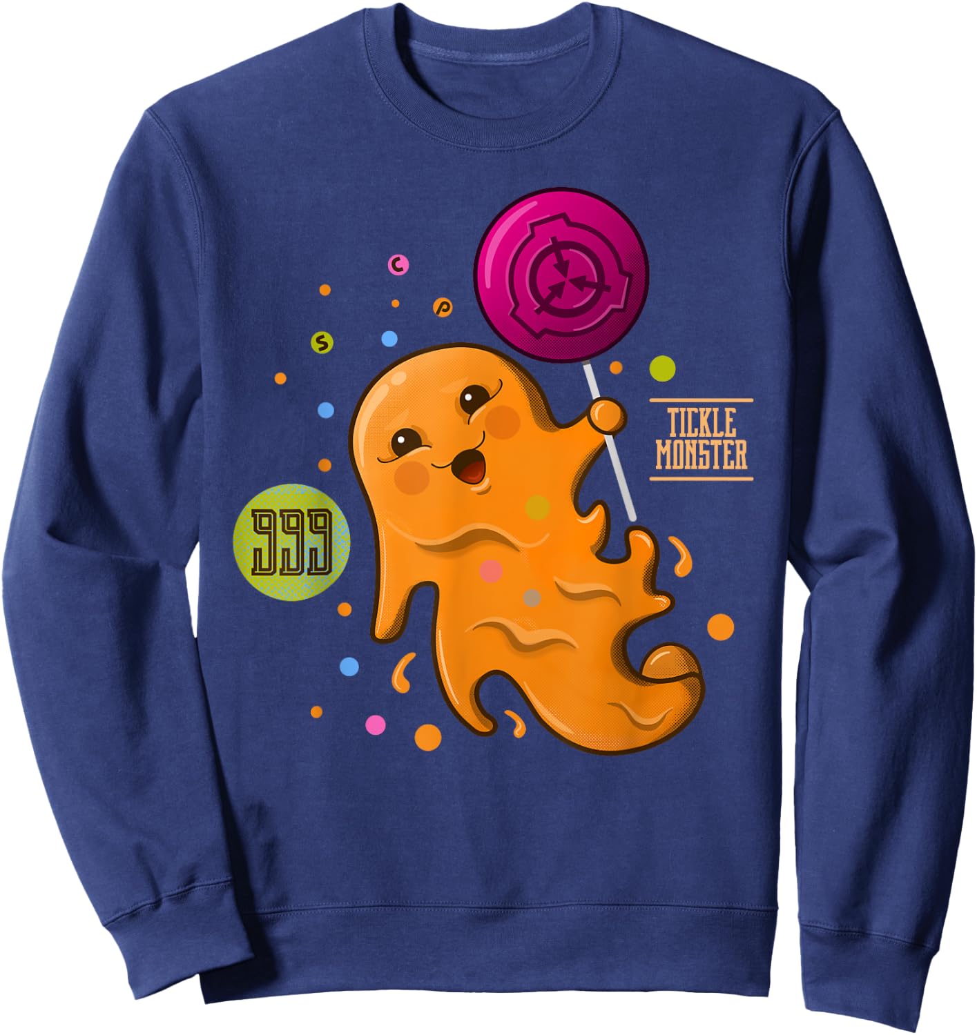 SCP-999 The Tickle Monster SCP Foundation Kids Sweatshirt - Sweatshirt | Navy