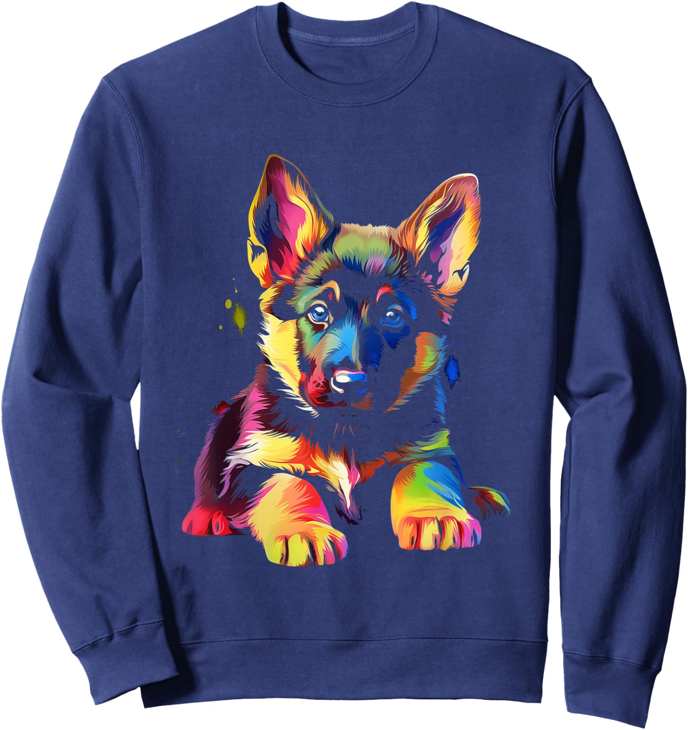 German shepherd puppy Sweatshirt - Sweatshirt | Navy