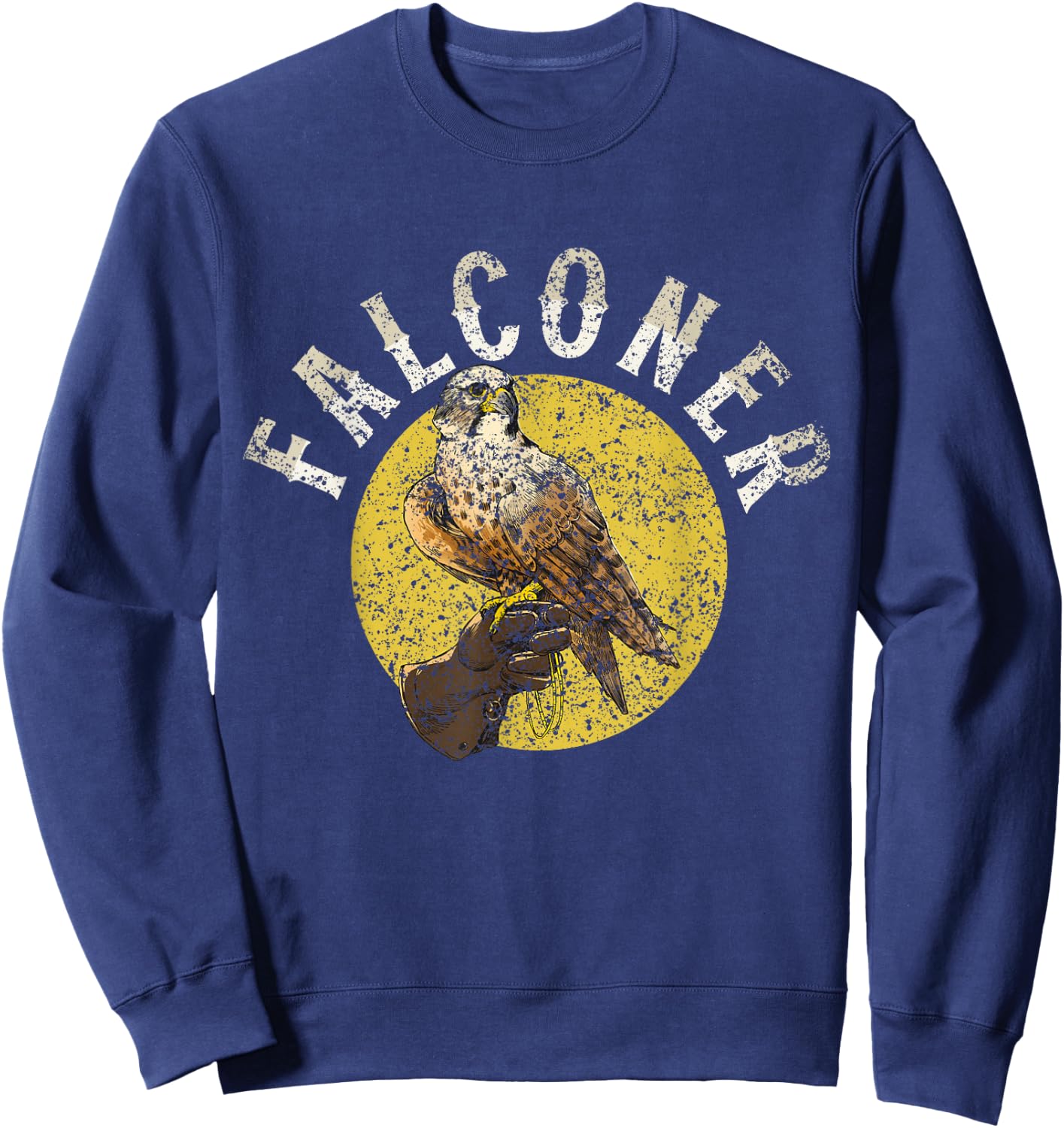 Falconer Falconry Falcons Falcon Owner Falconer Sweatshirt - Sweatshirt | Navy