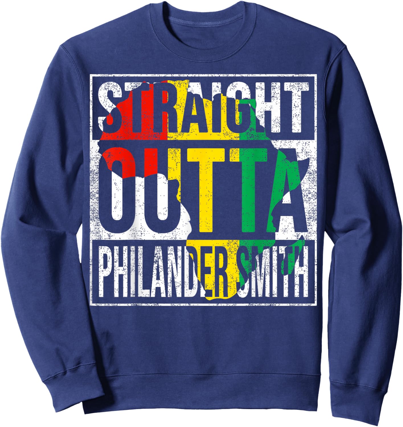 Vintage Philander Name smith Retro 139 years Sweatshirt - Sweatshirt | Navy