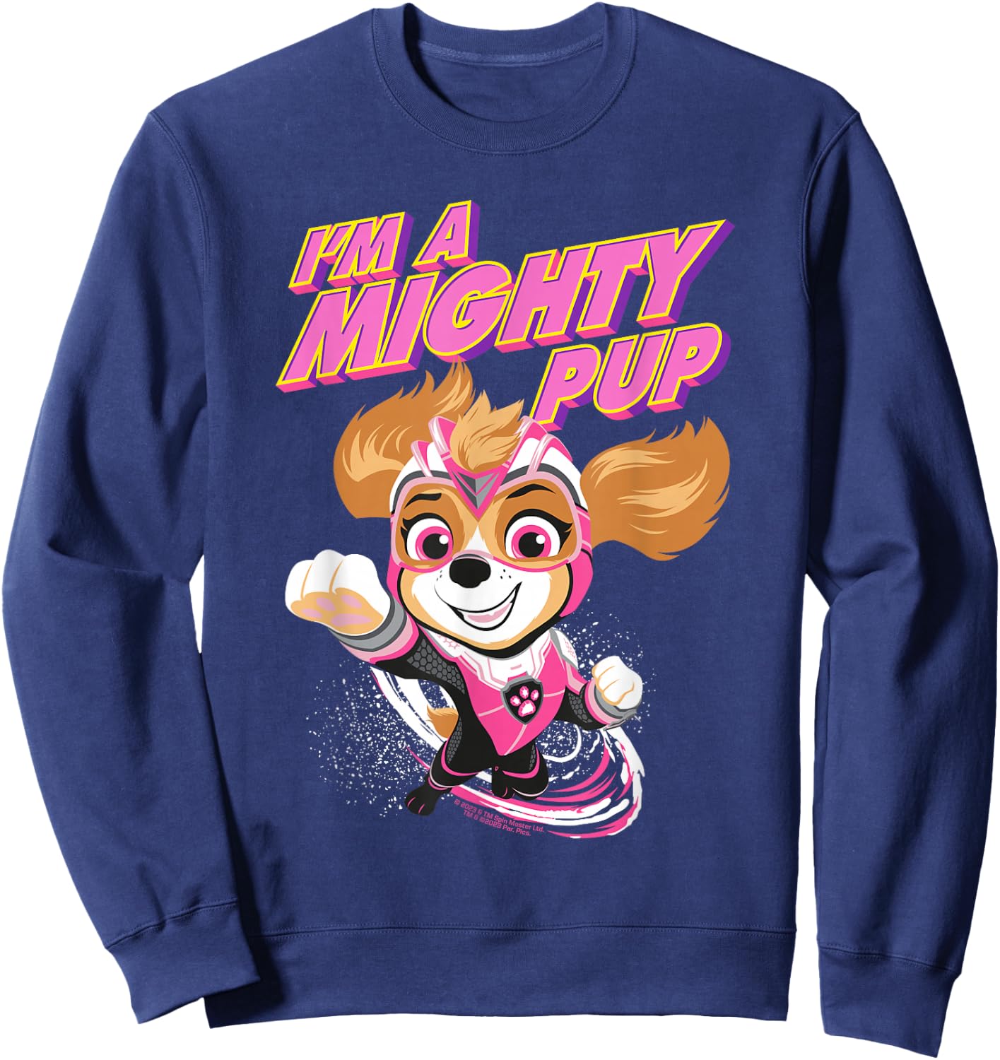 PAW Patrol: The Mighty Movie Skye Is A Mighty Pup , black Sweatshirt - Sweatshirt | Navy