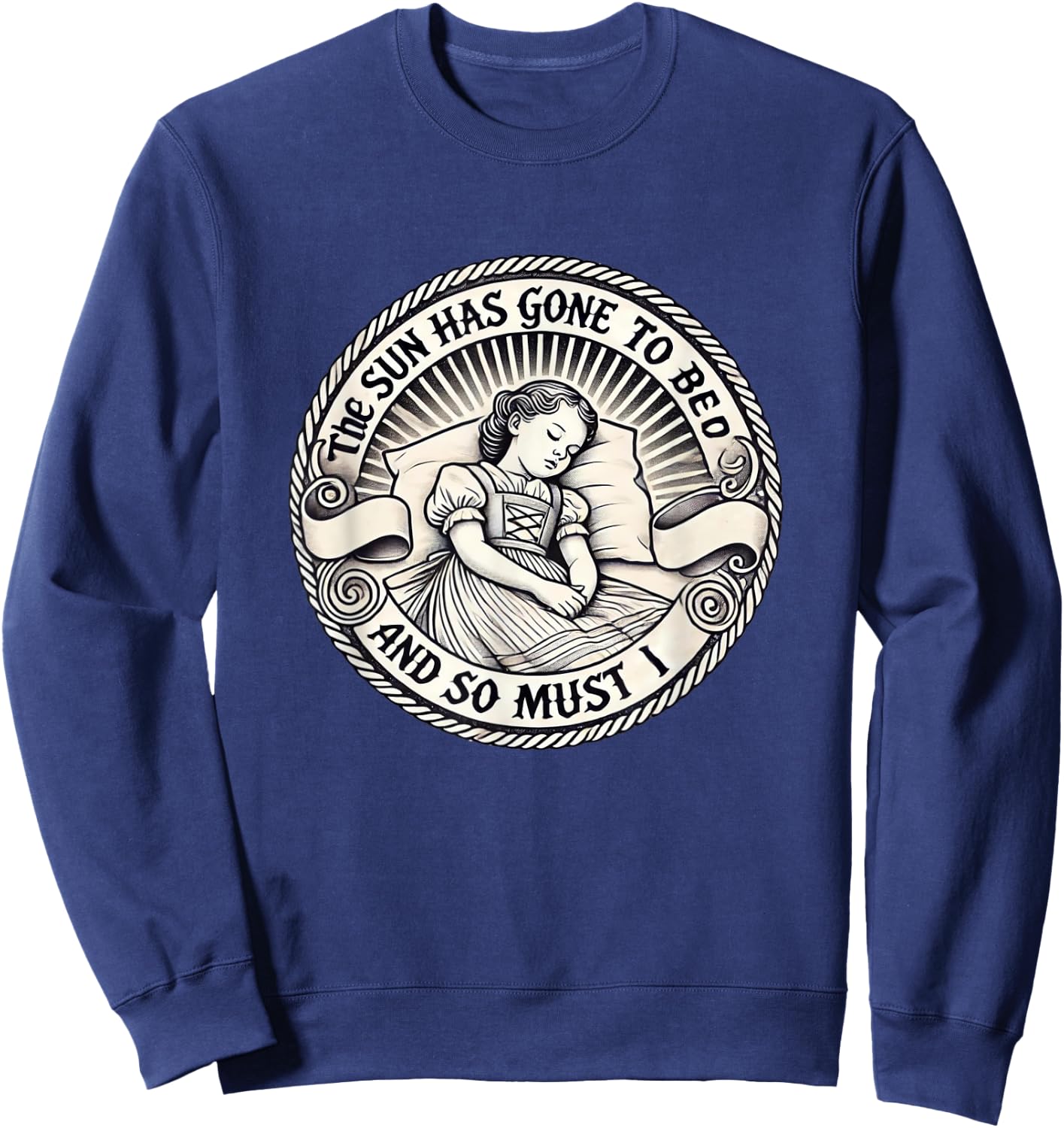 The Sun Has Gone To Bed Theatre Sound Of Music Musical Sweatshirt - Sweatshirt | Navy