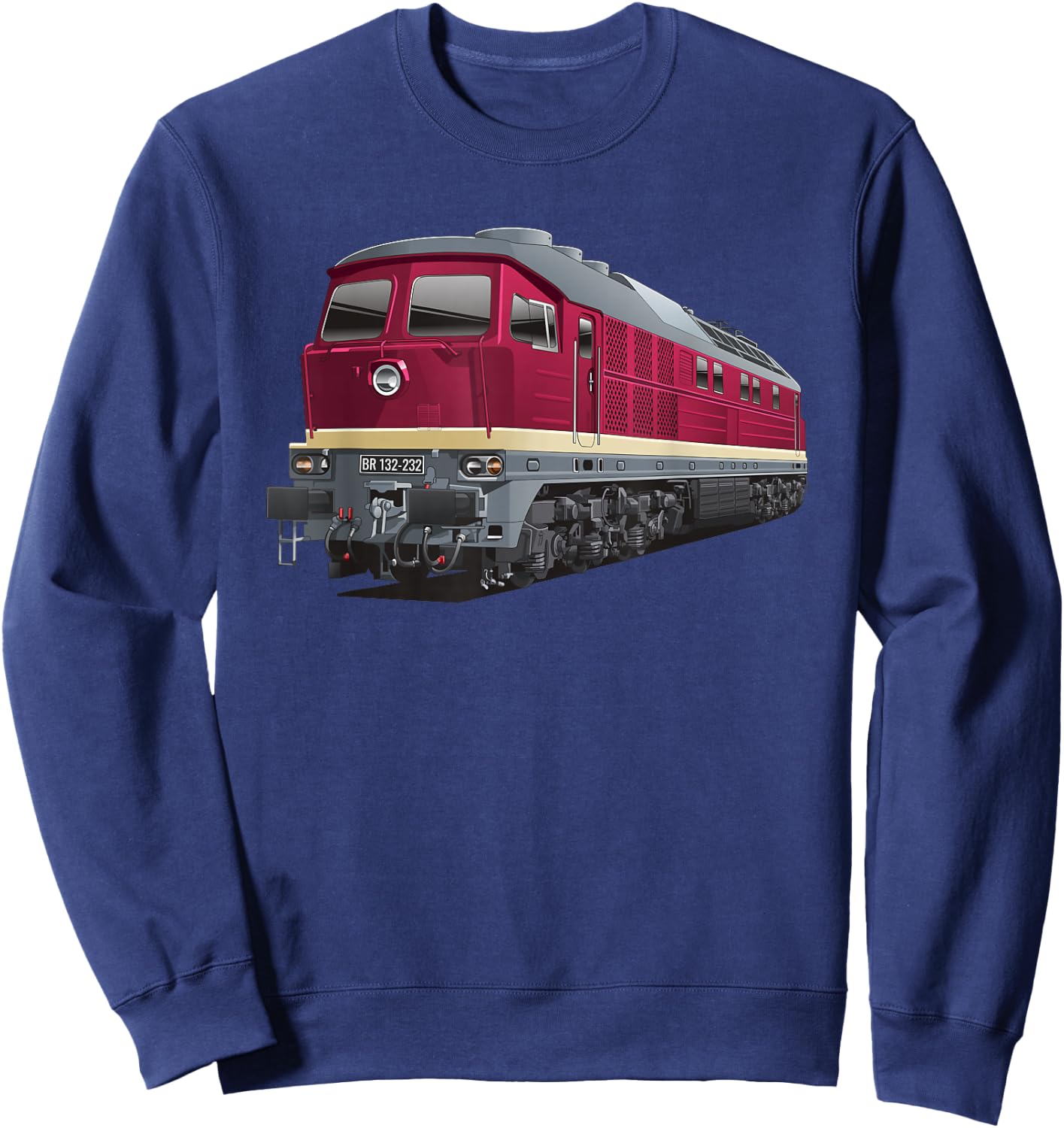 Ludmilla Model Railway Diesel Locomotive BR 132 BR 232 Sweatshirt - Sweatshirt | Navy