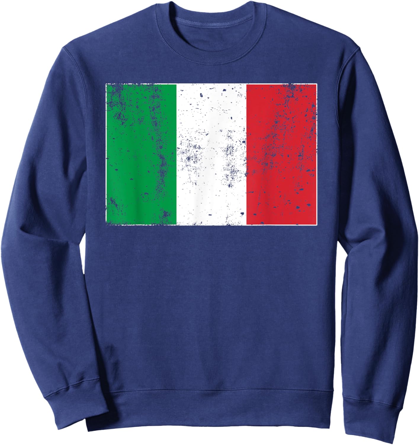 Italian National Country Flag Italy ITALIA Men Women Sweatshirt - Sweatshirt | Navy