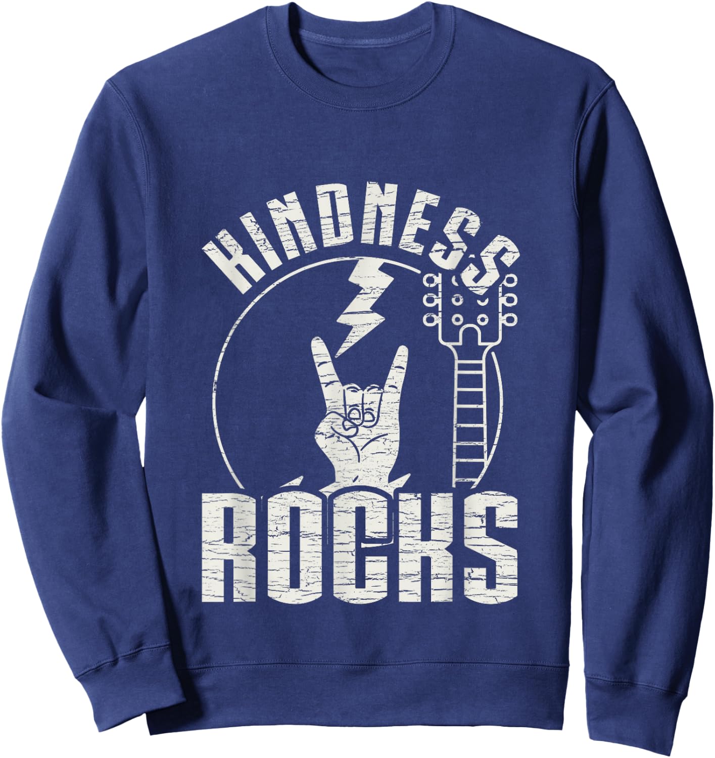 Kindness Rocks Shirt Anti-Bullying Awareness Gift Sweatshirt - Sweatshirt | Navy