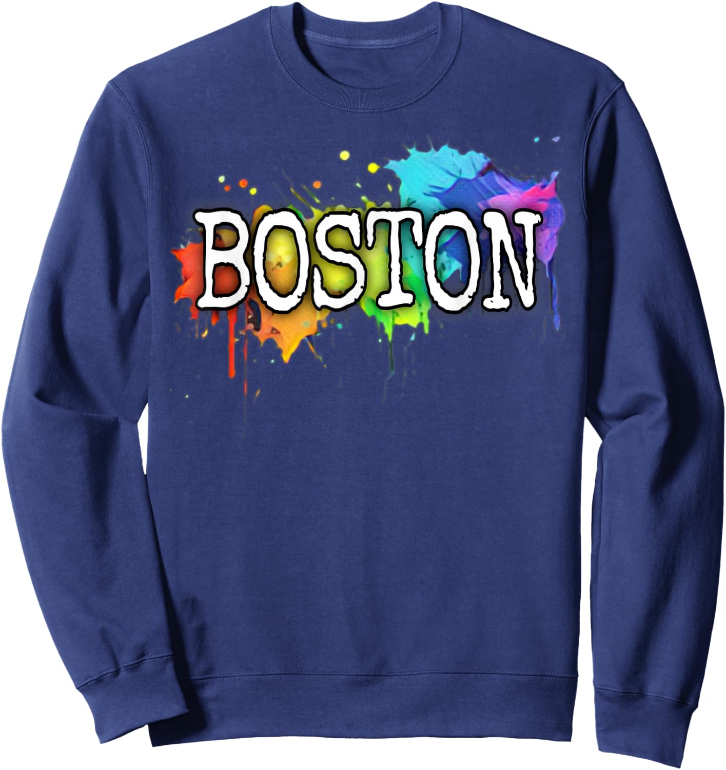 Boston Massachusetts Apparel Women & Kids Boston Sweatshirt - Sweatshirt | Navy