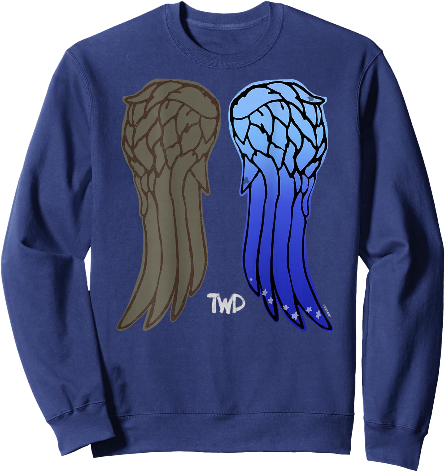 The Walking Dead Daryl Dixon New Wings , black Sweatshirt - Sweatshirt | Navy