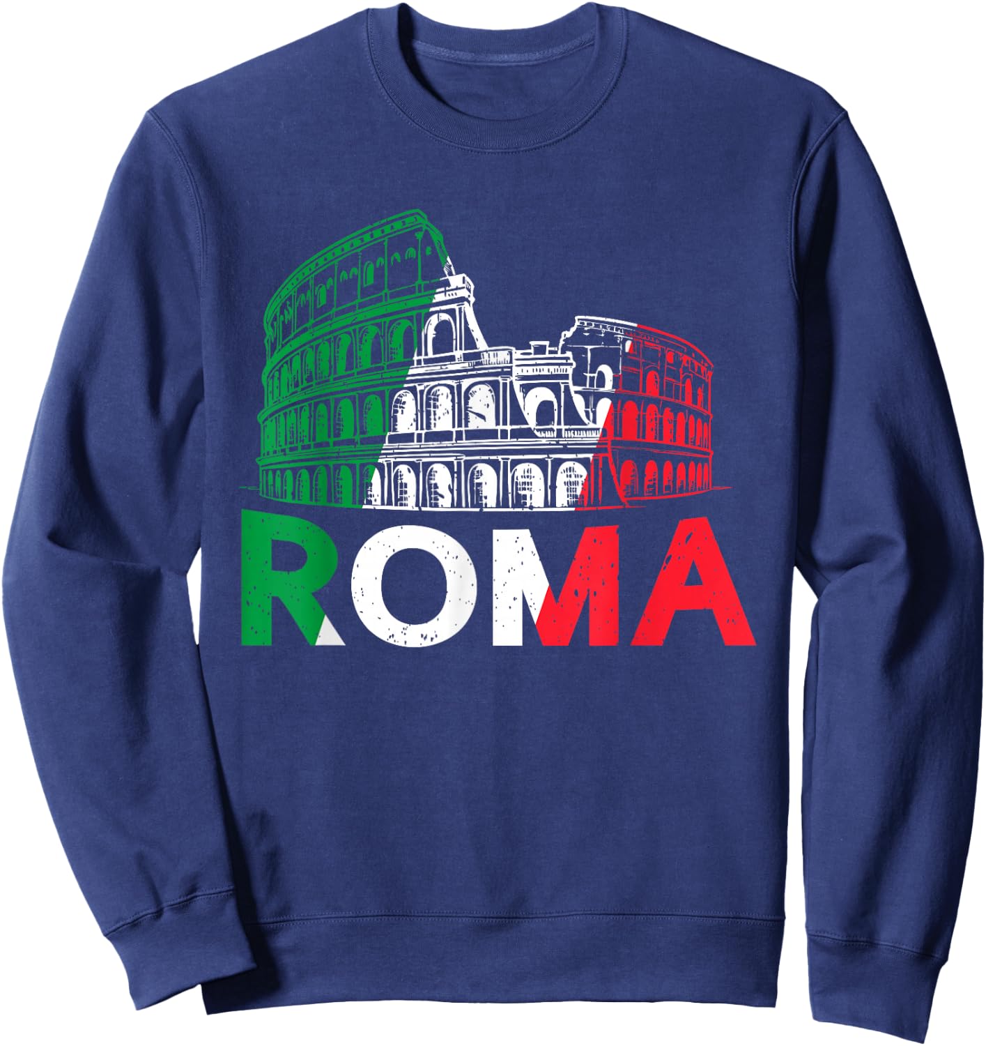Roma Rome Italie Italie Sweatshirt - Sweatshirt | Navy