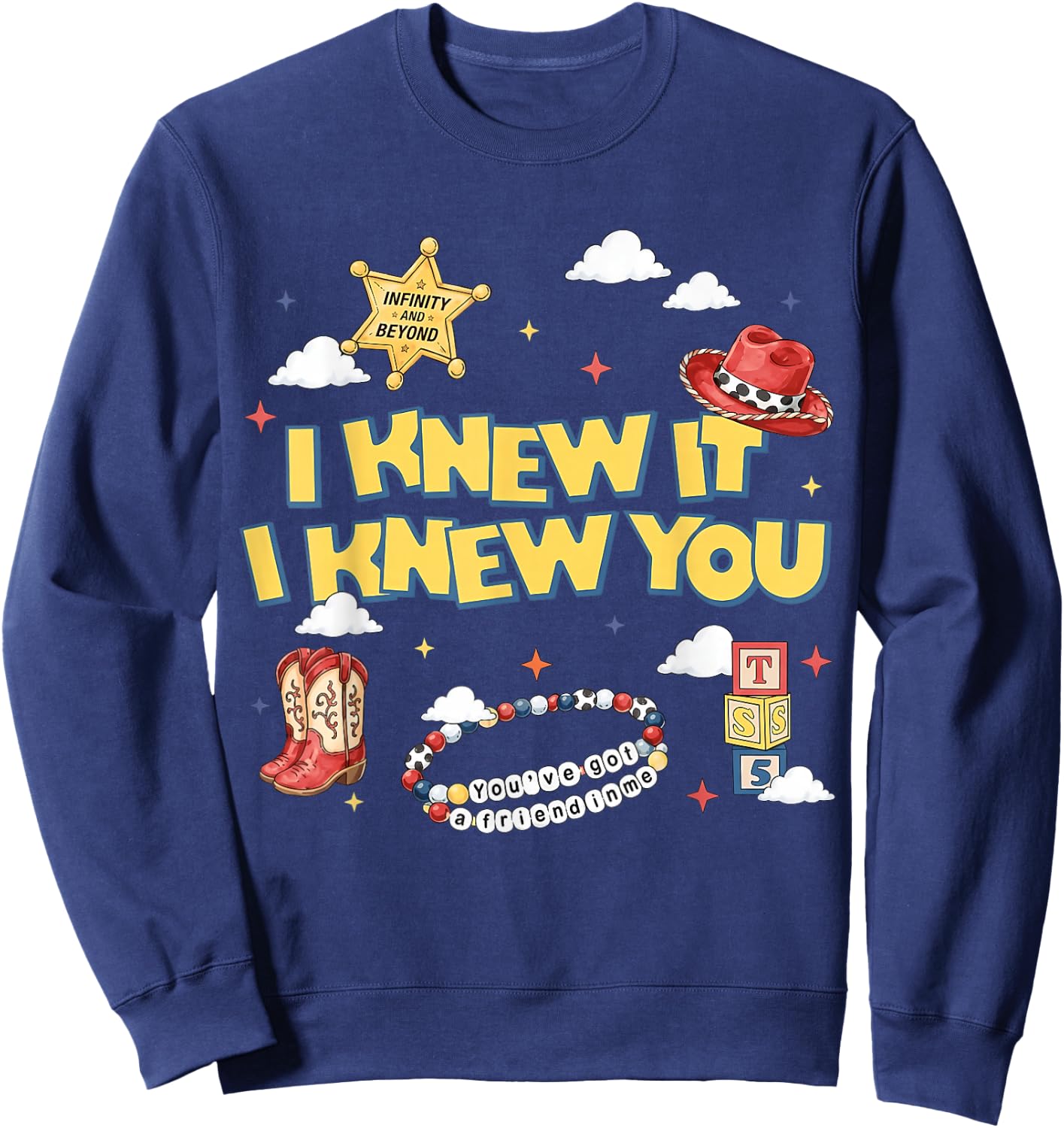 T-Shirt Sweatshirt - Sweatshirt | Navy