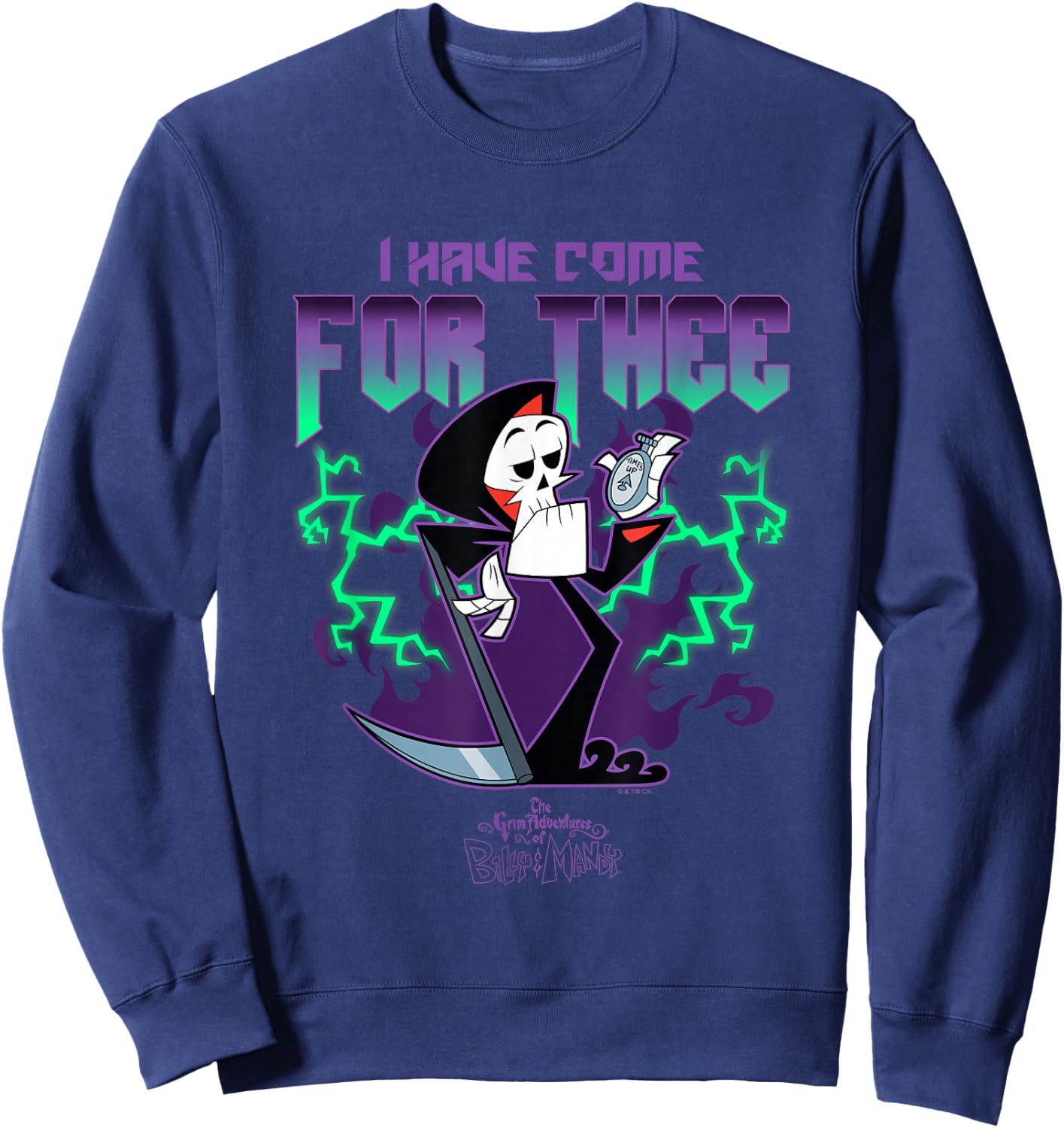 The Grim Adventures of Billy and Mandy I Have Come For Thee Sweatshirt - Sweatshirt | Navy