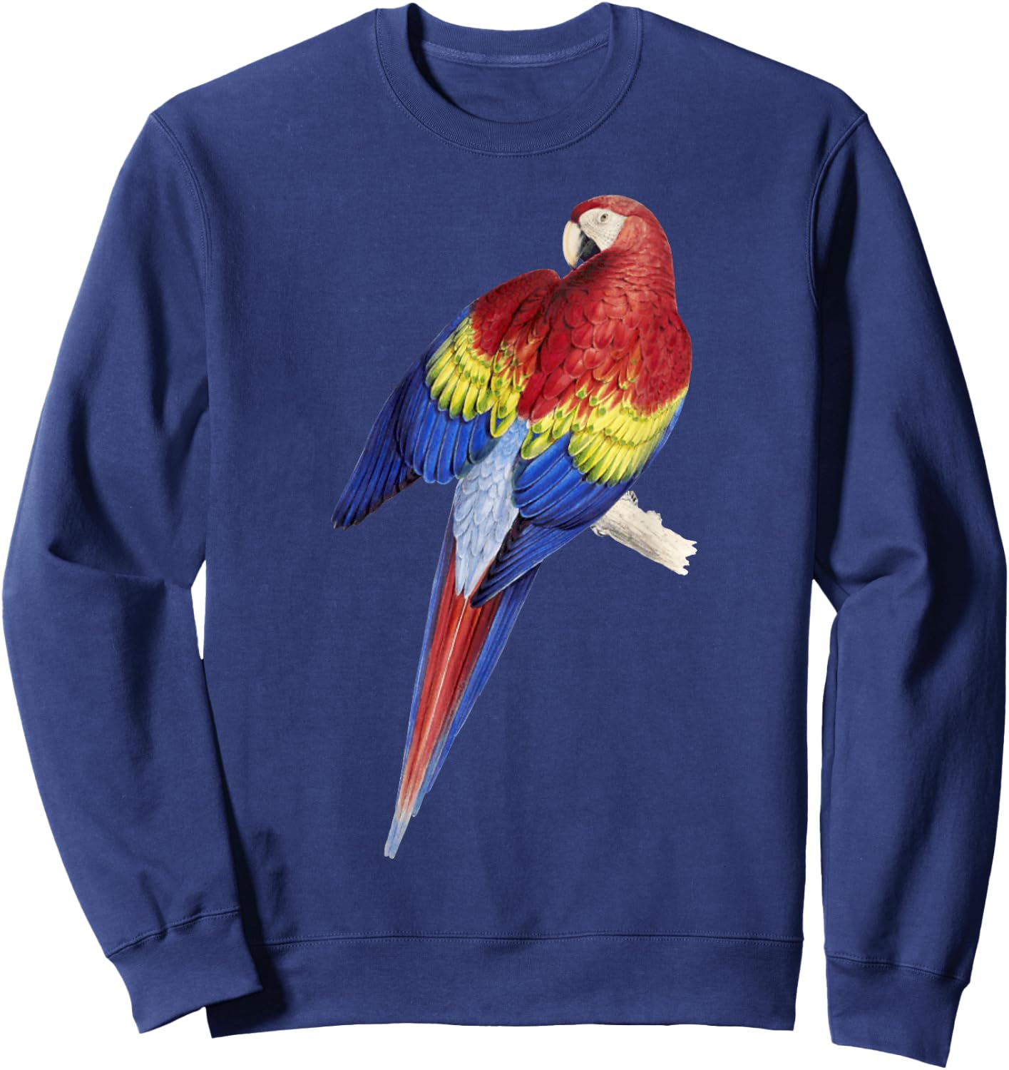 Parrot Scarlet Macaw Pet Owner Gift Scarlet Macaw Sweatshirt - Sweatshirt | Navy