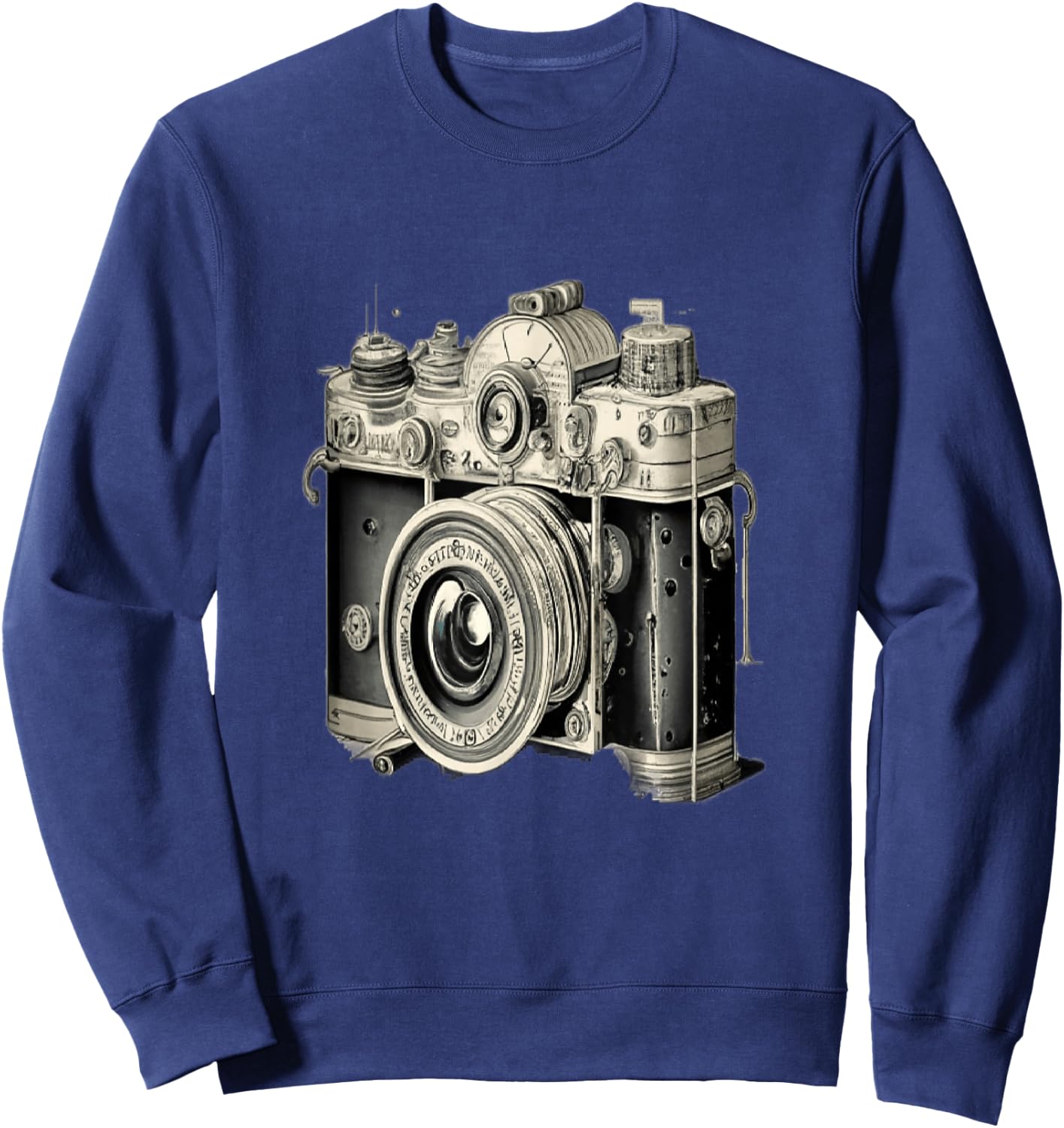 Appareil photo vintage , Black, S Sweatshirt - Sweatshirt | Navy
