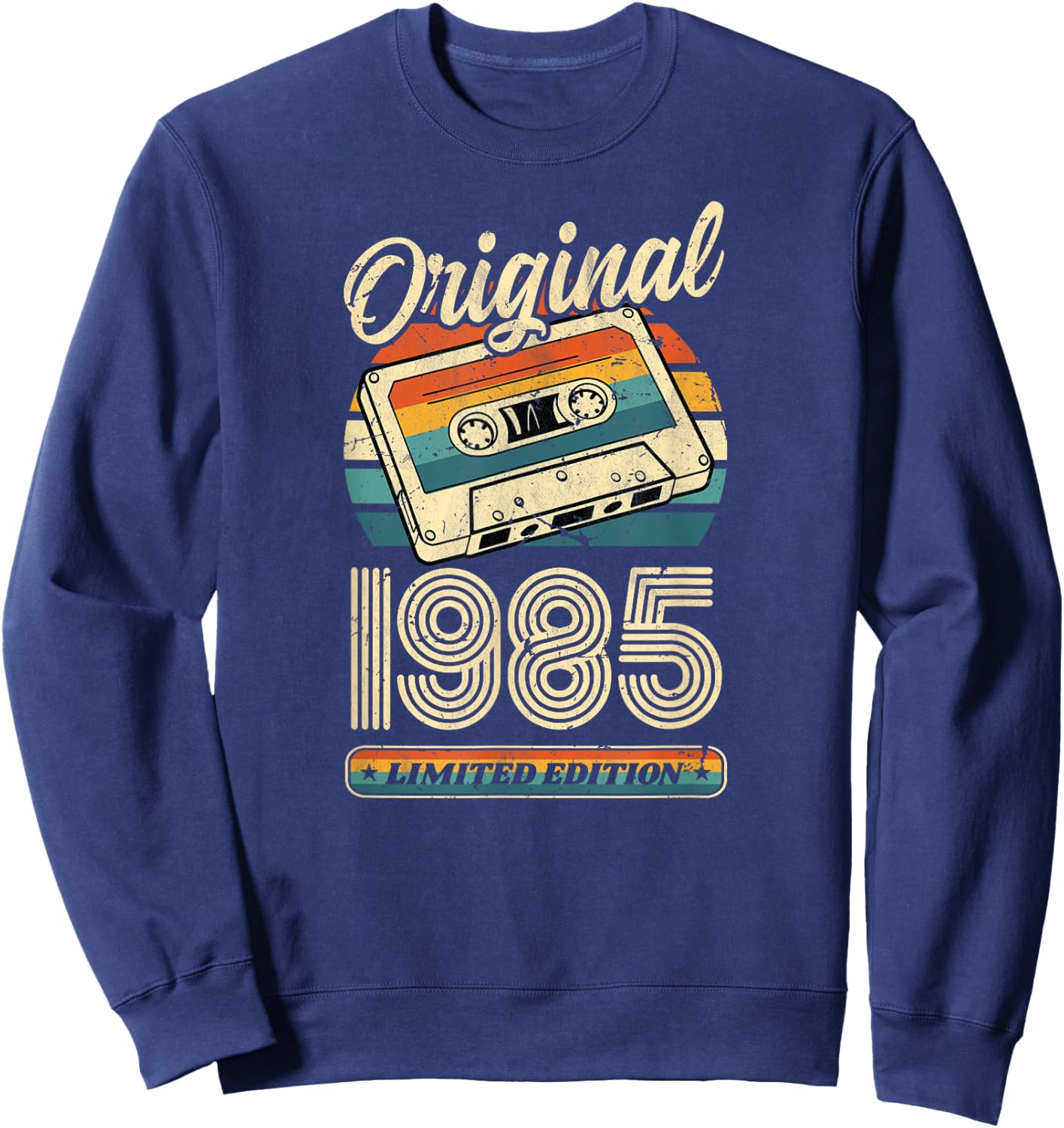 41.Geburtstag Retro Vintage 1985 Mann Frau Geschenk Sweatshirt - Sweatshirt | Navy