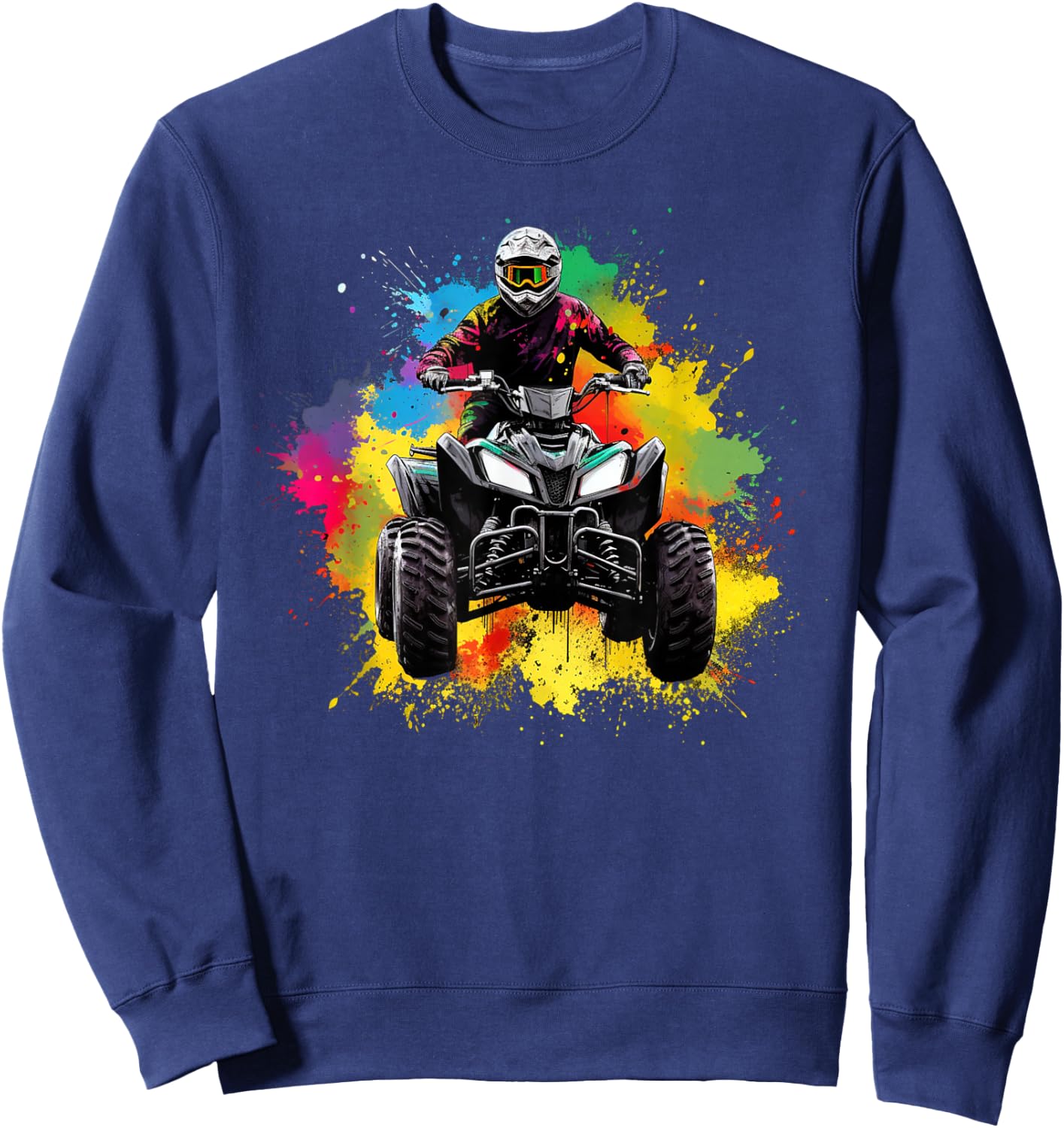 Cooles Quad für Dirtbiker Jungen und Mädchen Sweatshirt - Sweatshirt | Navy