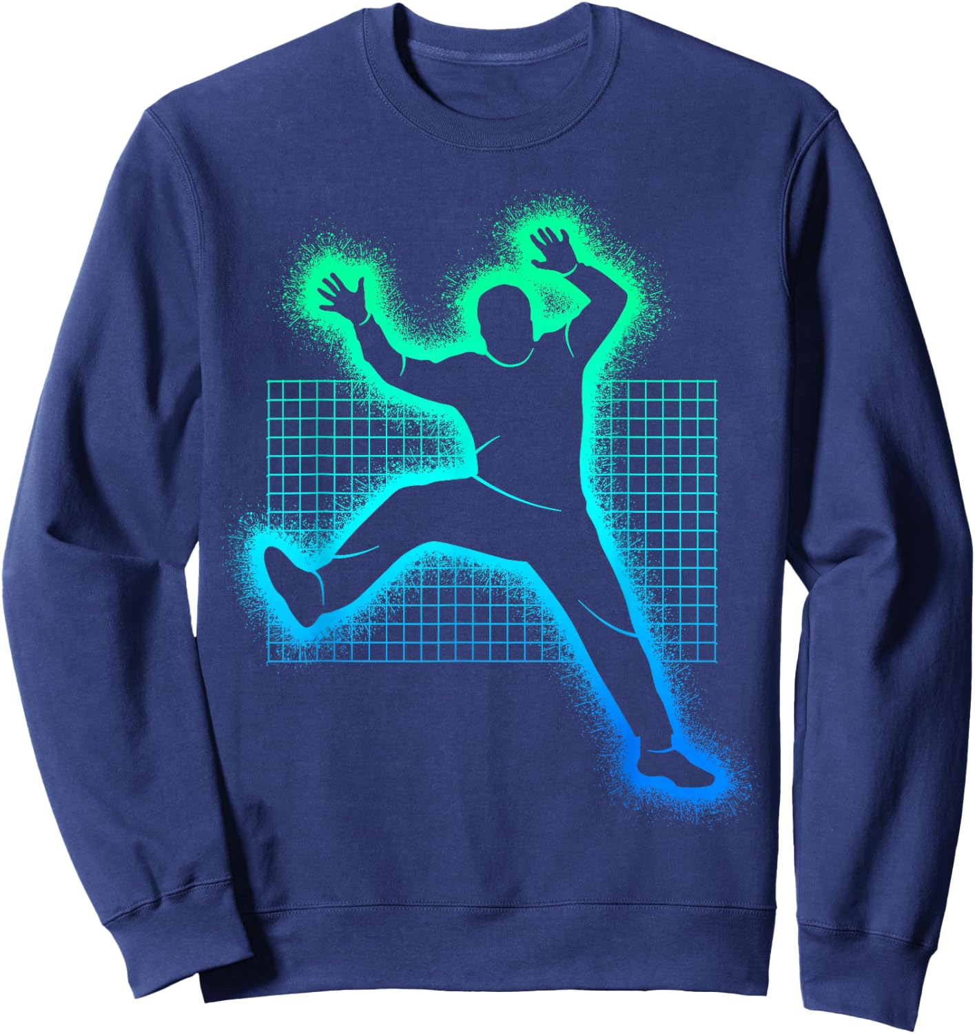 Handball Player and Boys - Goalkeeper , Black, S Sweatshirt - Sweatshirt | Navy