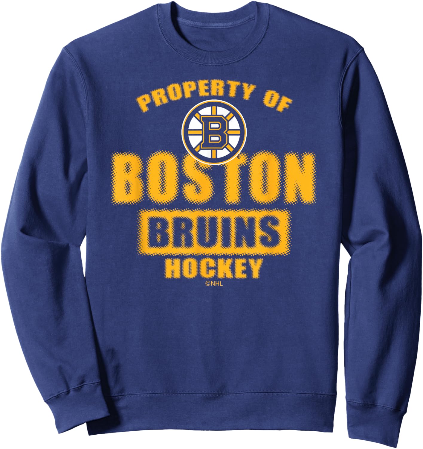 Boston Bruins Property Black Officially Licensed Sweatshirt - Sweatshirt | Navy