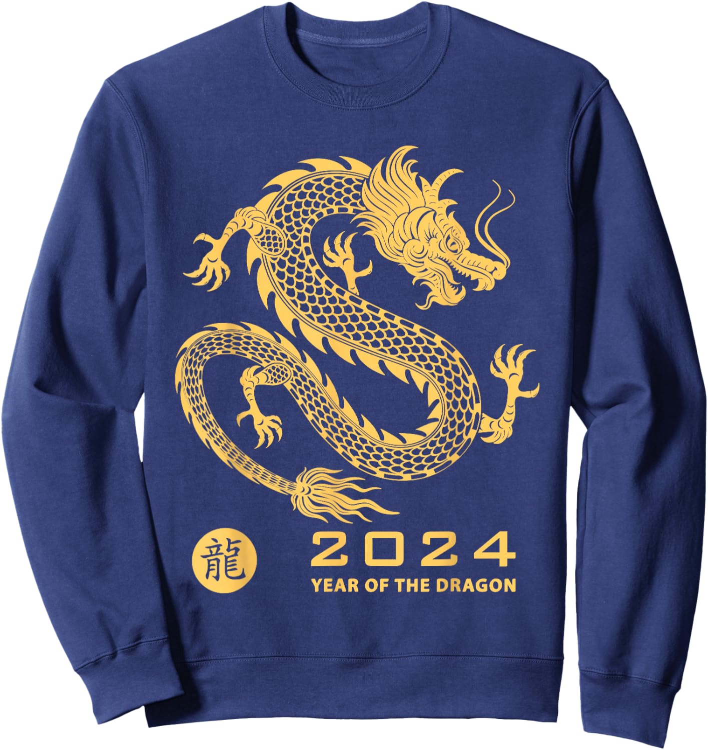 Celebrate Chinese New Year of the Dragon 2024 Men Women Kids Sweatshirt - Sweatshirt | Navy