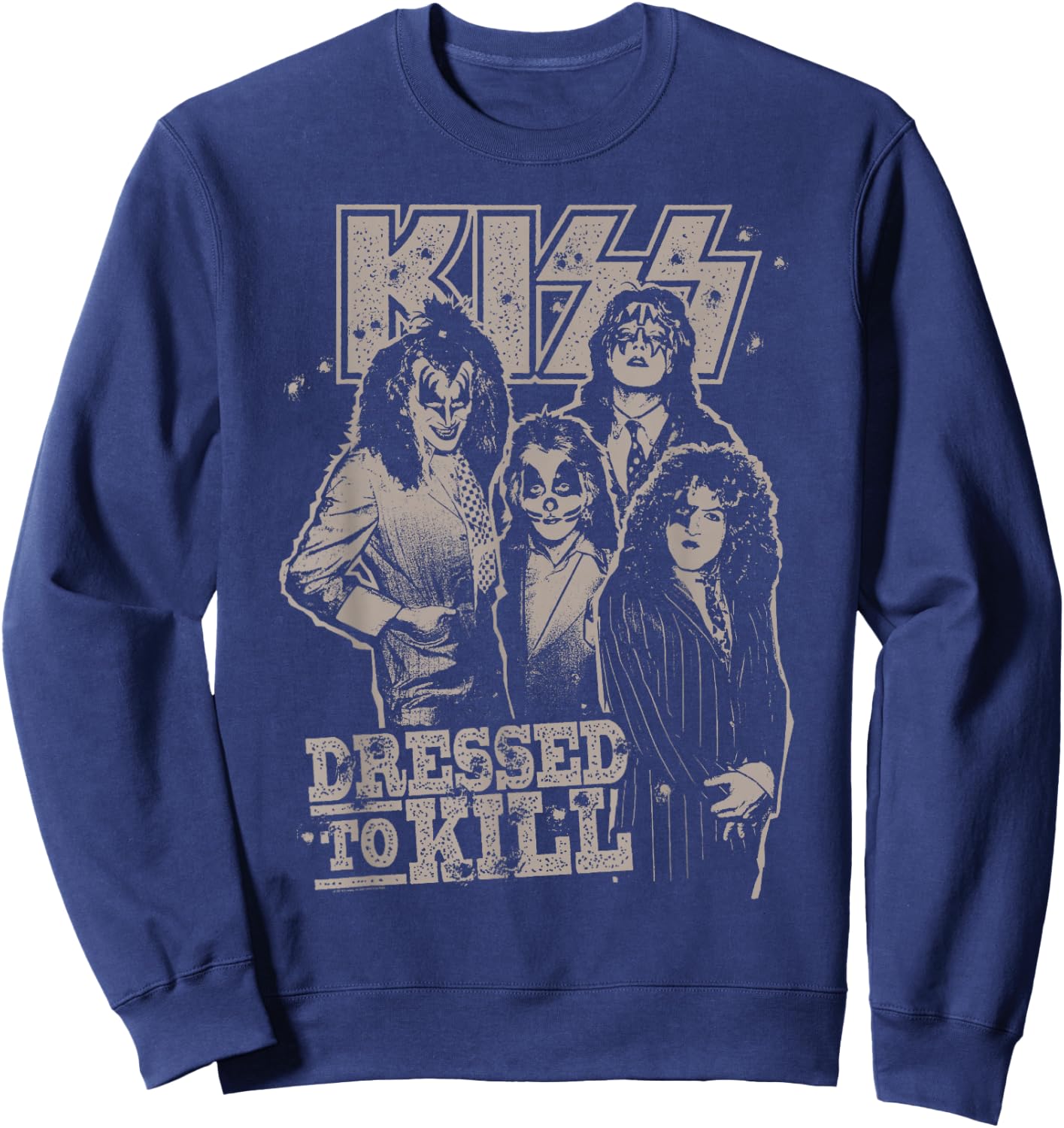 KISS - C'mon and Love Me Sweatshirt - Sweatshirt | Navy