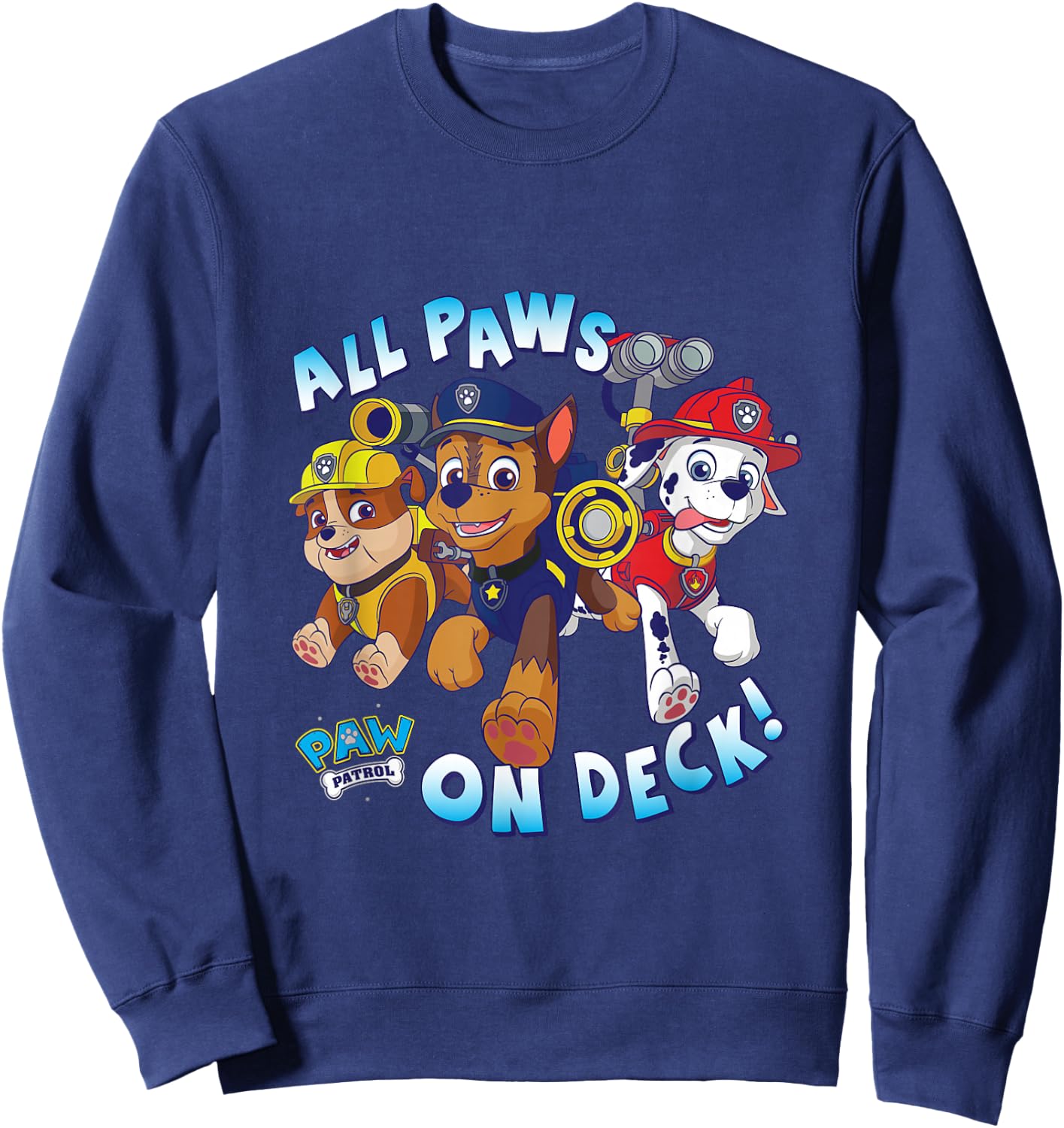 PAW Patrol "All Paws On Deck" Group Characters Sweatshirt - Sweatshirt | Navy
