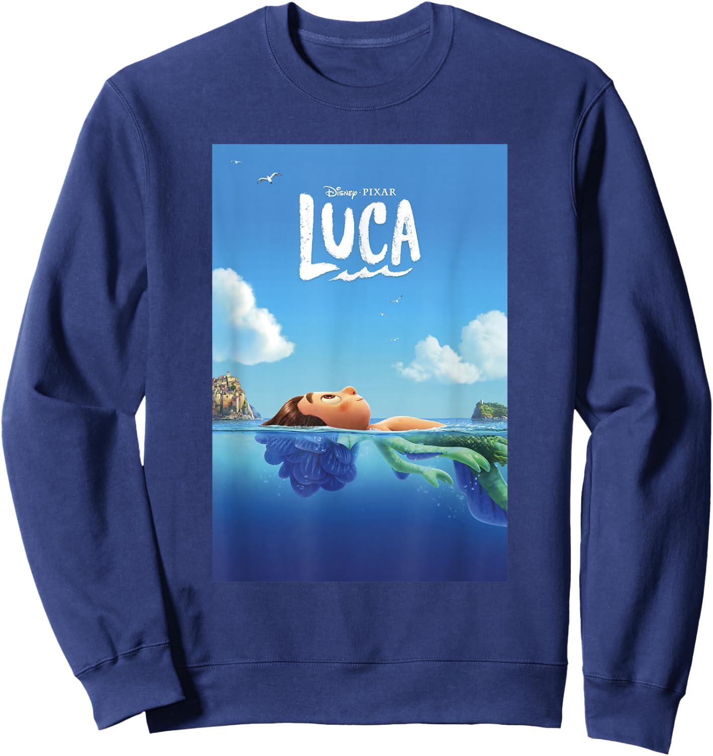 Disney Pixar Luca Poster Sweatshirt - Sweatshirt | Navy