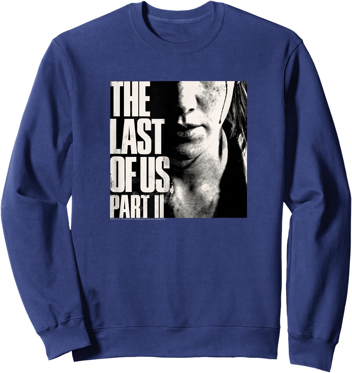 The Last of Us Ellie Pop Art Sweatshirt - Sweatshirt | Navy