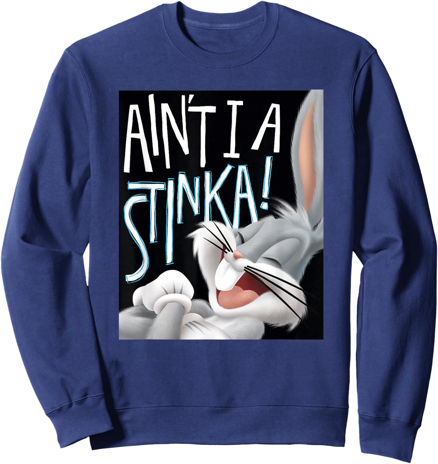 Looney Tunes Bugs Bunny Ain't I a Stinka! Sweatshirt - Sweatshirt | Navy
