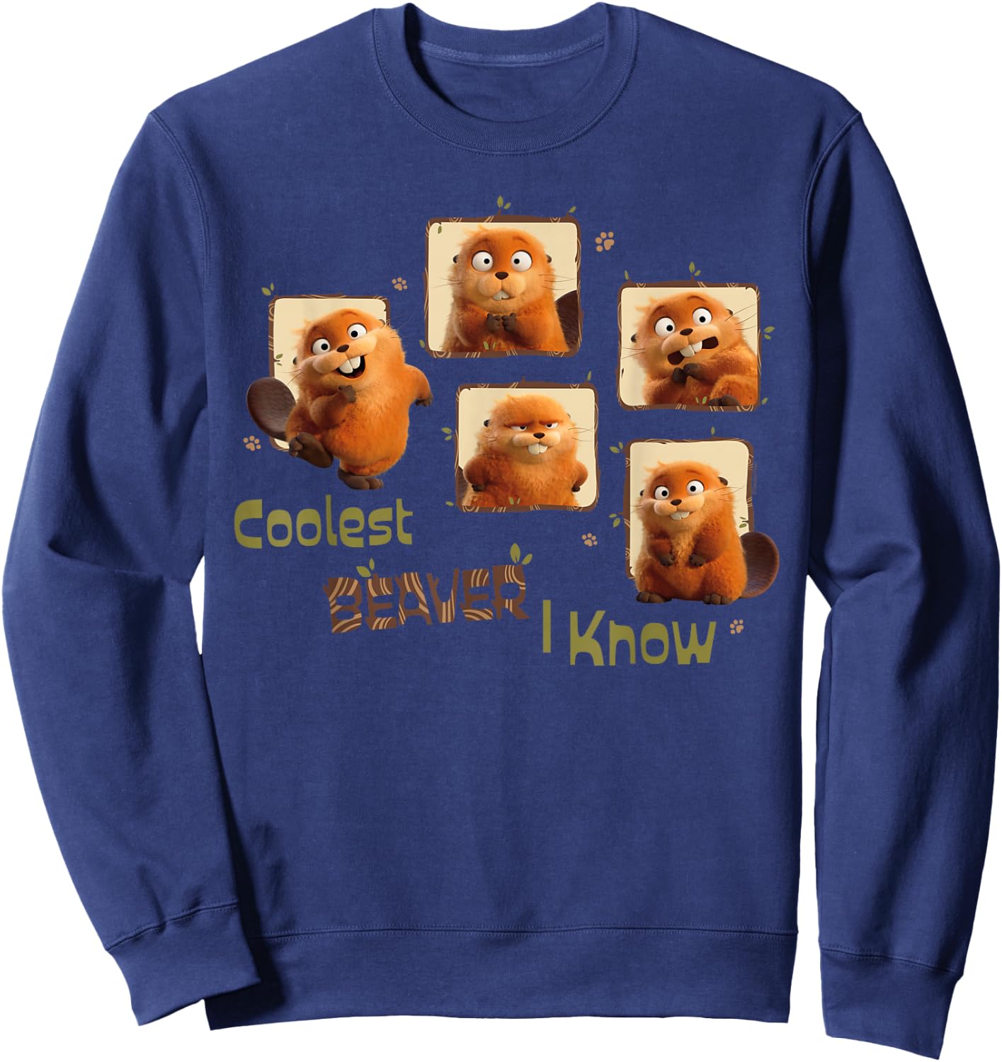 Disney and Pixar's Hoppers Mabel Moods Coolest Beaver I Know Sweatshirt - Sweatshirt | Navy