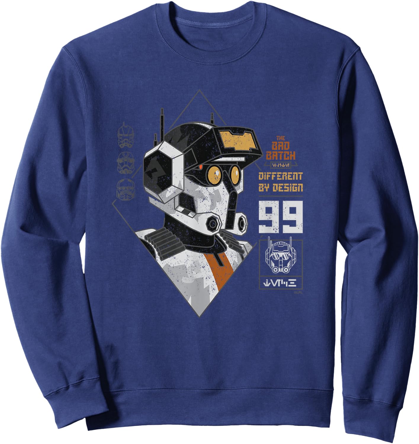 Star Wars The Bad Batch Tech Different by Design Sweatshirt - Sweatshirt | Navy