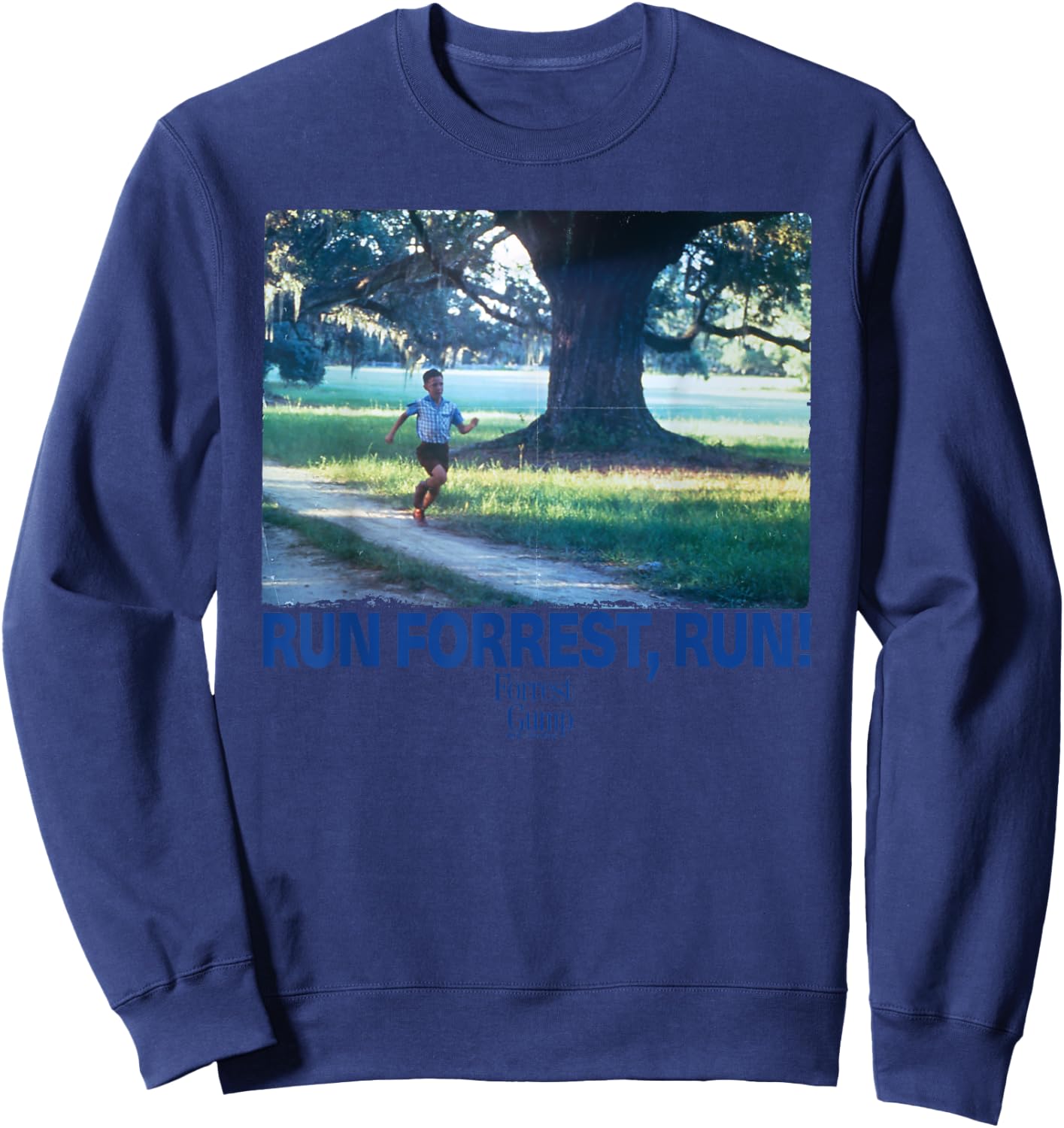 Forrest Gump Run Forrest, Run! Scene Sweatshirt - Sweatshirt | Navy