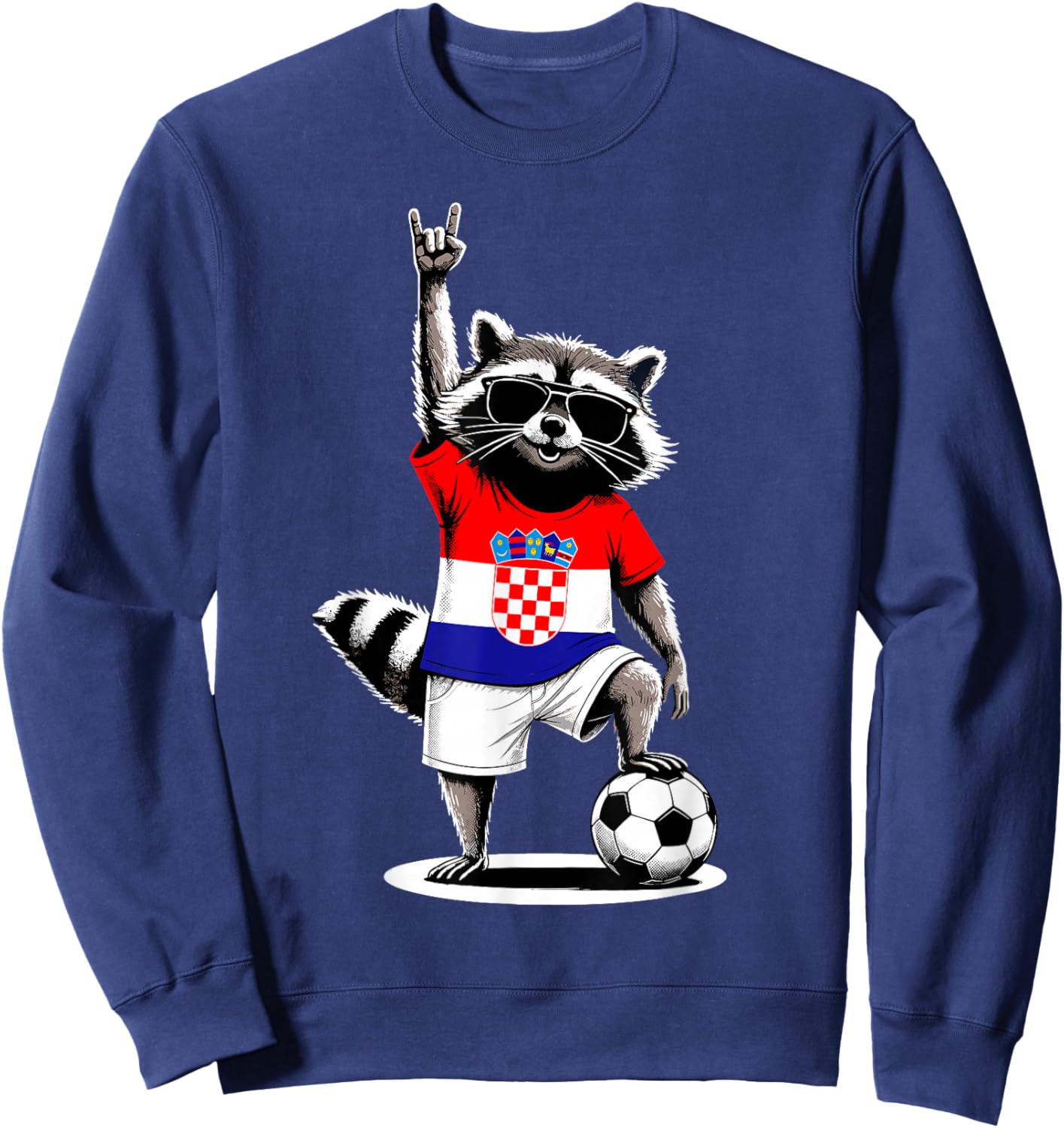 Croatian Flag Men Women Kids Croatia Sweatshirt - Sweatshirt | Navy