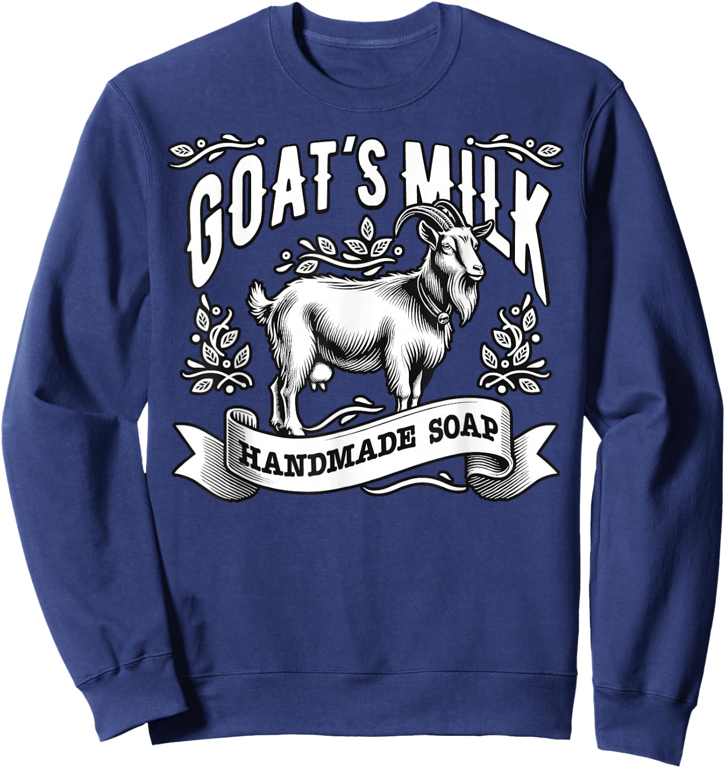 Goat’s Milk Handmade Soap Sweatshirt - Sweatshirt | Navy