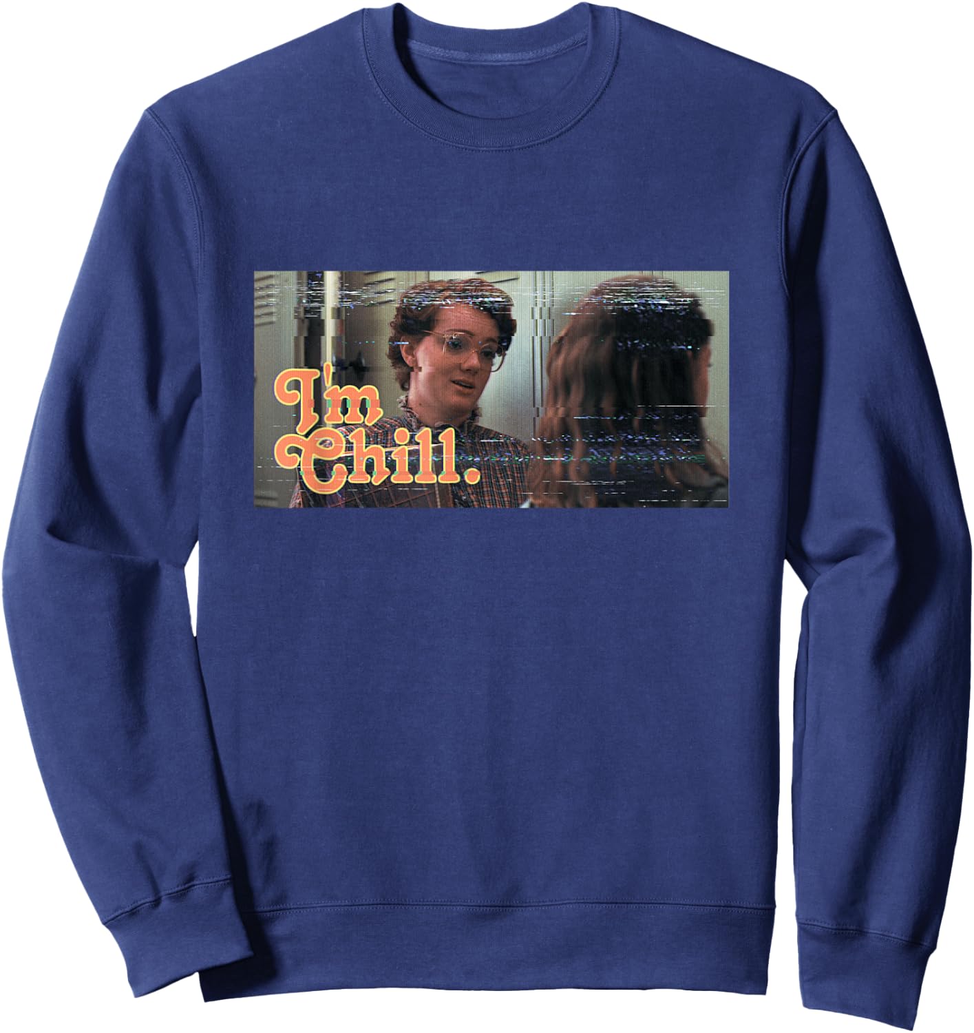 Stranger Things Vintage Barb I'm Chill Sweatshirt - Sweatshirt | Navy