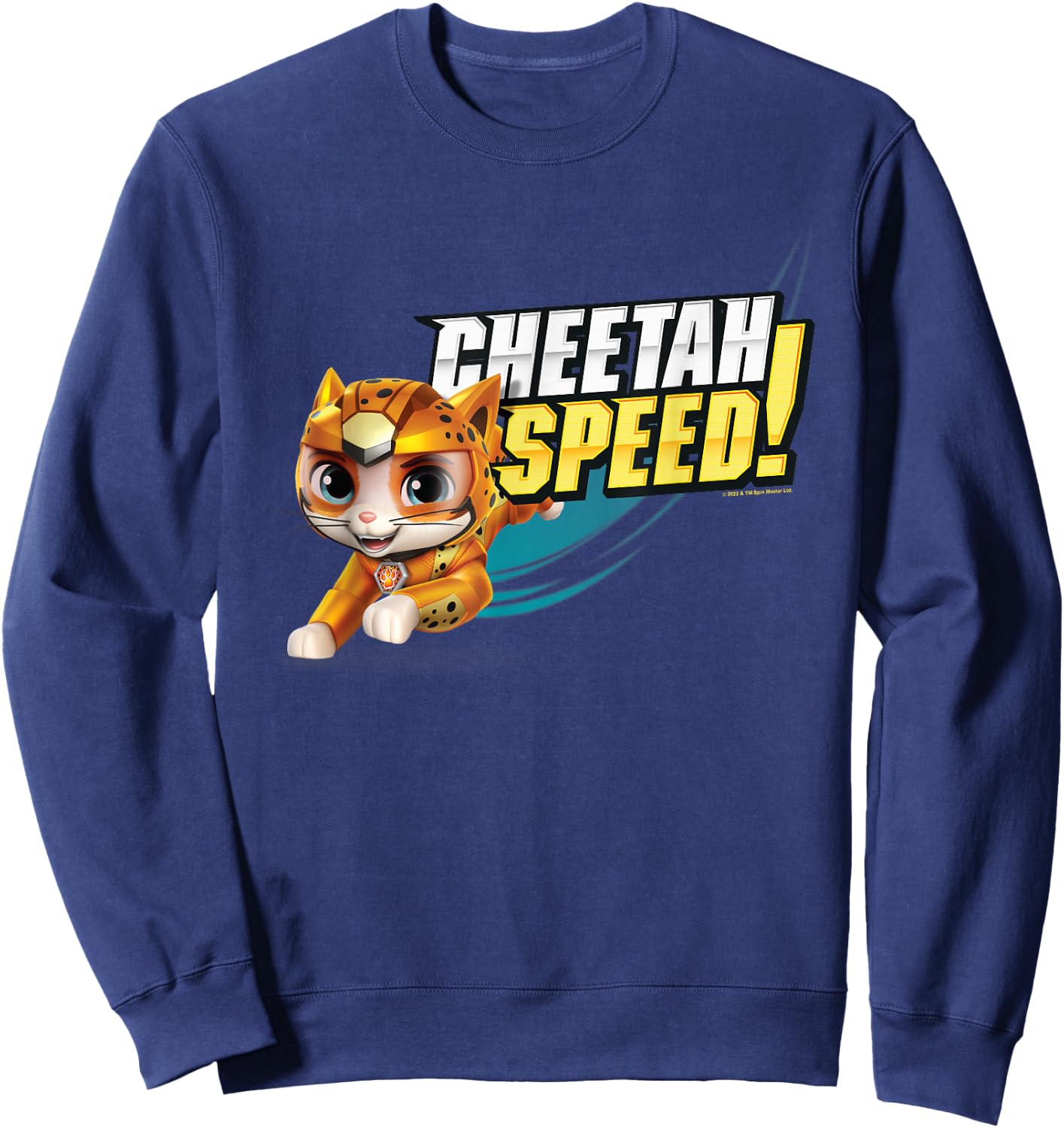 PAW Patrol Cat Pack Wild Has Cheetah Speed Sweatshirt - Sweatshirt | Navy