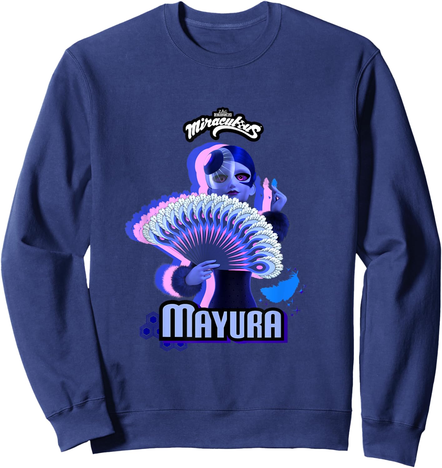 Miraculous Ladybug Villains Collection Mayura Sweatshirt - Sweatshirt | Navy
