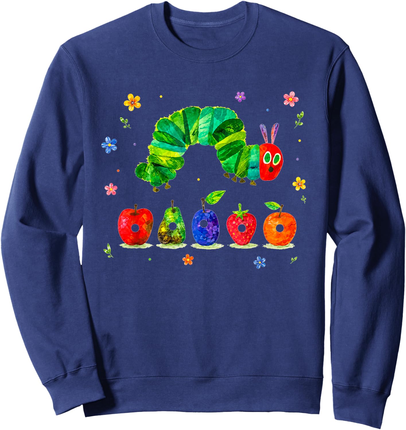 Caterpillar Animal Caterpillar Costume Garden Bug Lover Kid Sweatshirt - Sweatshirt | Navy
