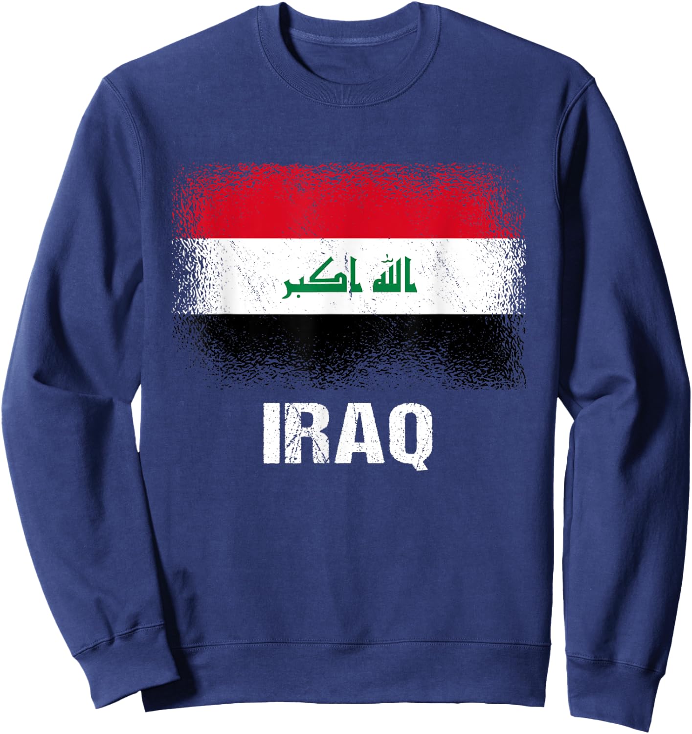 Irakische Flagge Irak Sweatshirt - Sweatshirt | Navy