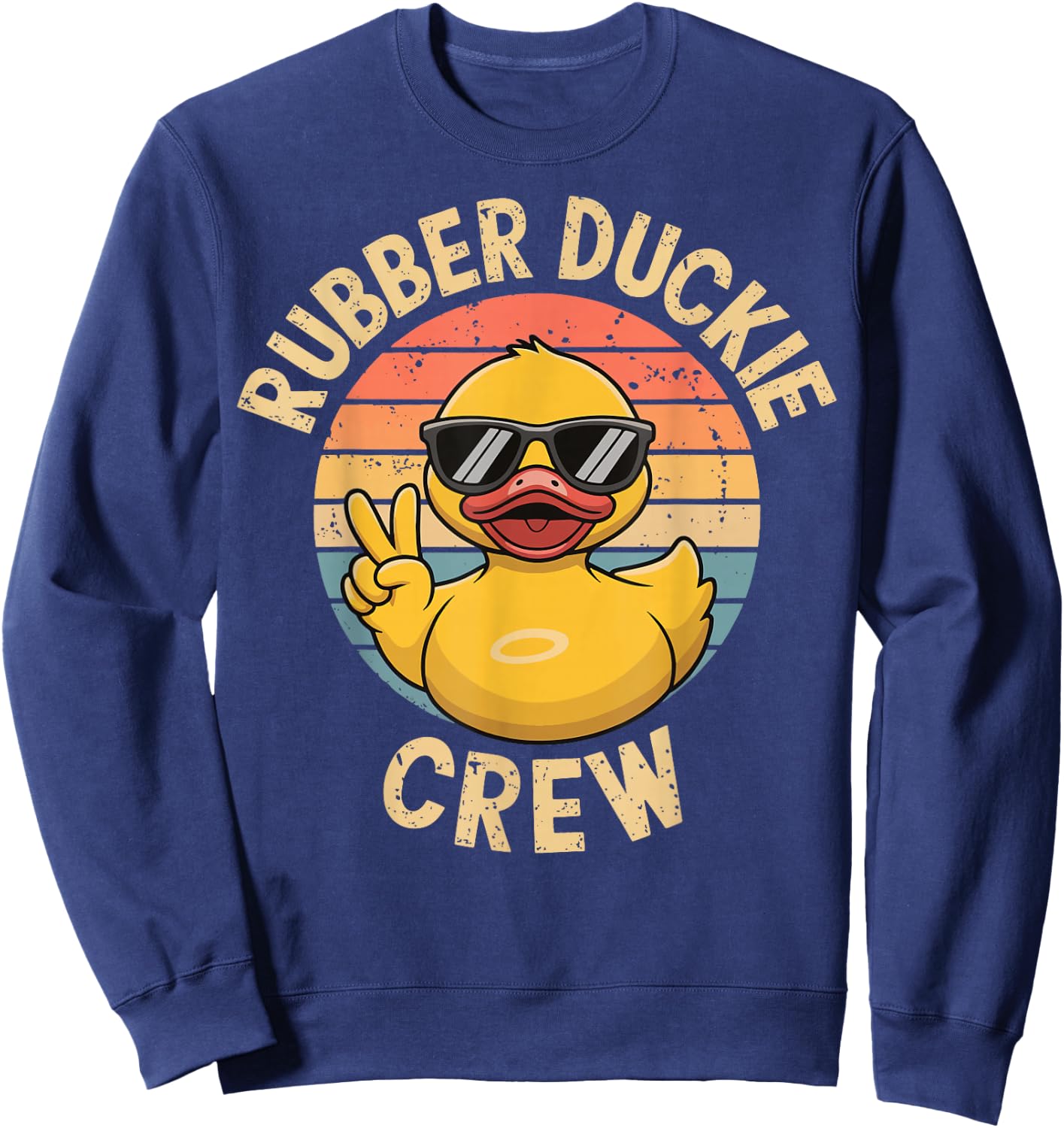 Rubber Duckie Crew Sweatshirt - Sweatshirt | Navy