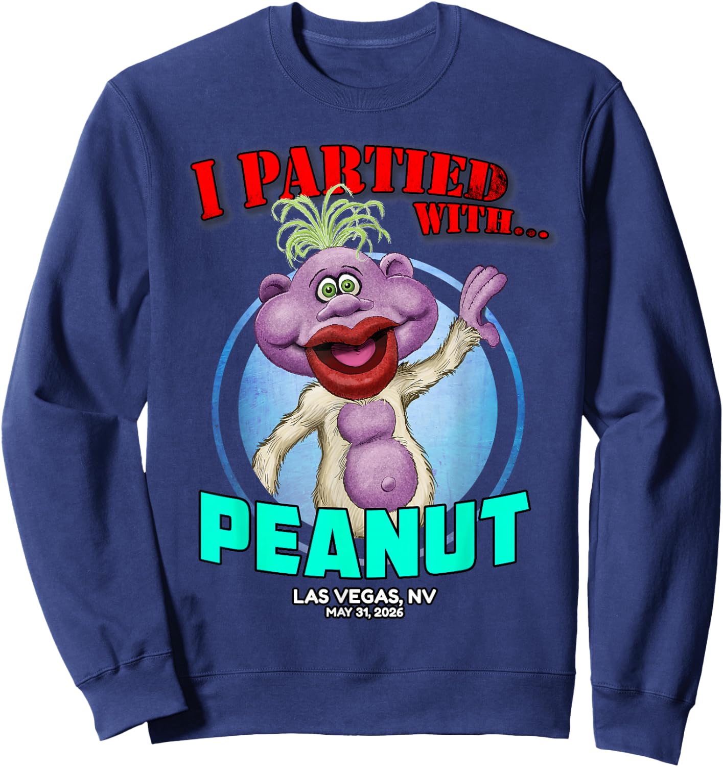 Peanut Las Vegas, NV (2026) Sweatshirt - Sweatshirt | Navy