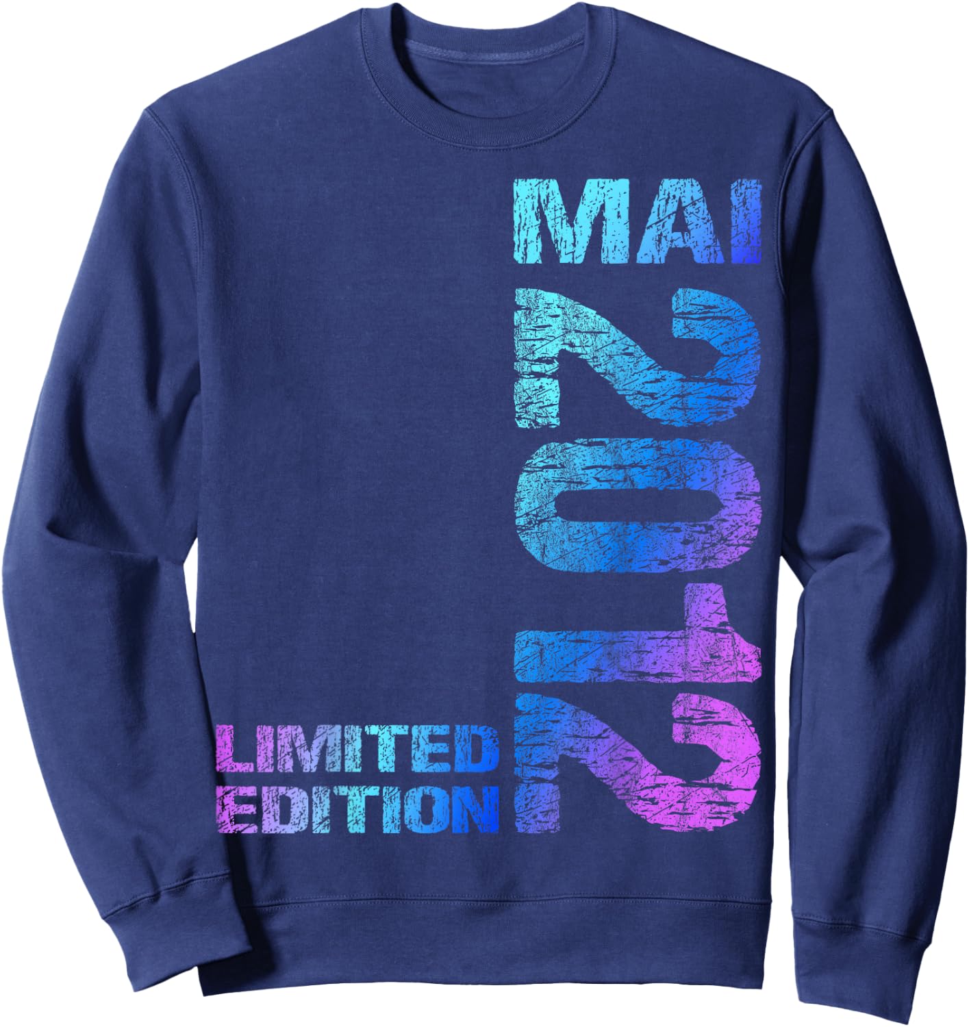Mai 2012 Junge Mädchen 14. Geburtstag Limited Edition 14 Sweatshirt - Sweatshirt | Navy