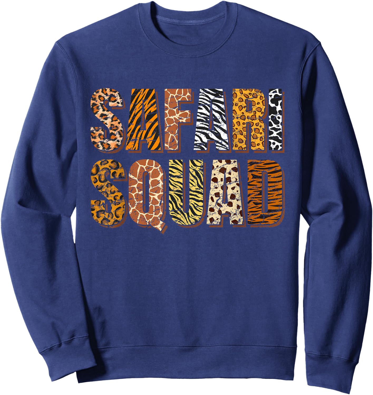 Safari Squad Vintage Sweatshirt - Sweatshirt | Navy