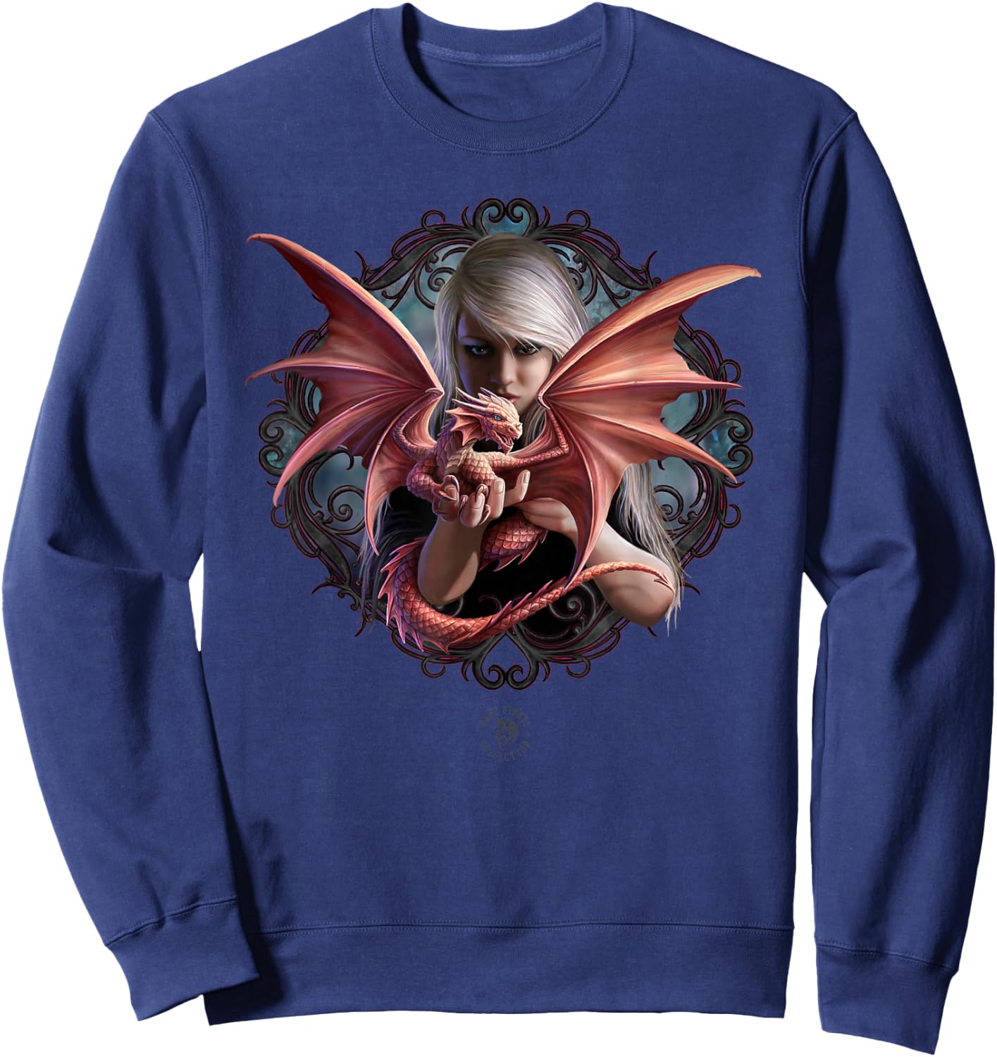 Dragonkin Anne Stokes Collection Sweatshirt - Sweatshirt | Navy
